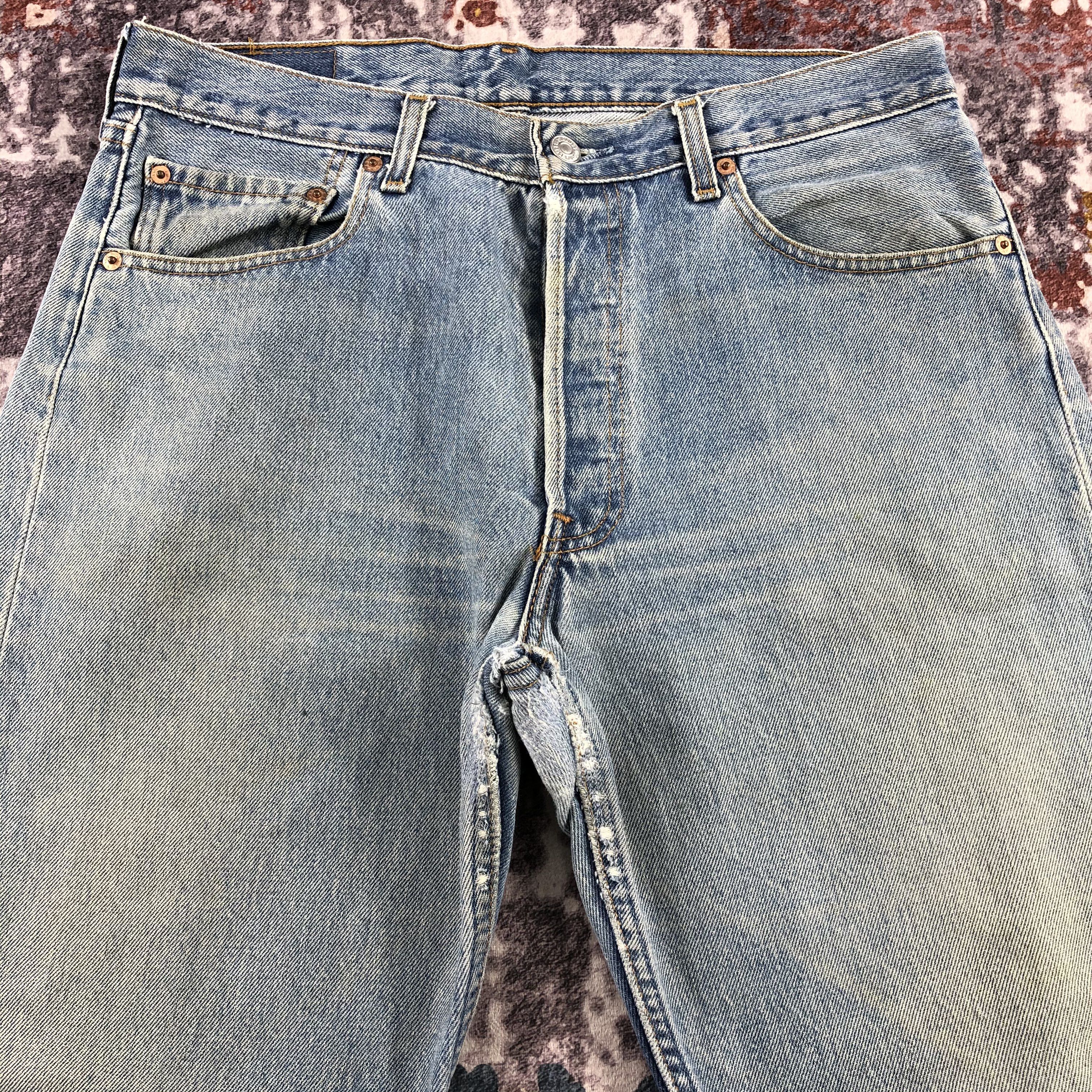 Levi's 90s Vintage Levis 501 Jeans-JM2705 Size US 33 - 3 Thumbnail
