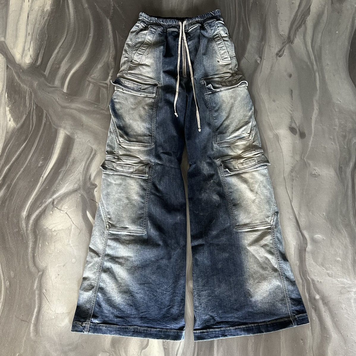 Rick Owens Rick Owen Double Cargo Jumbo Belas Mineral Pearl Size US 32 / EU 48 - 1 Thumbnail