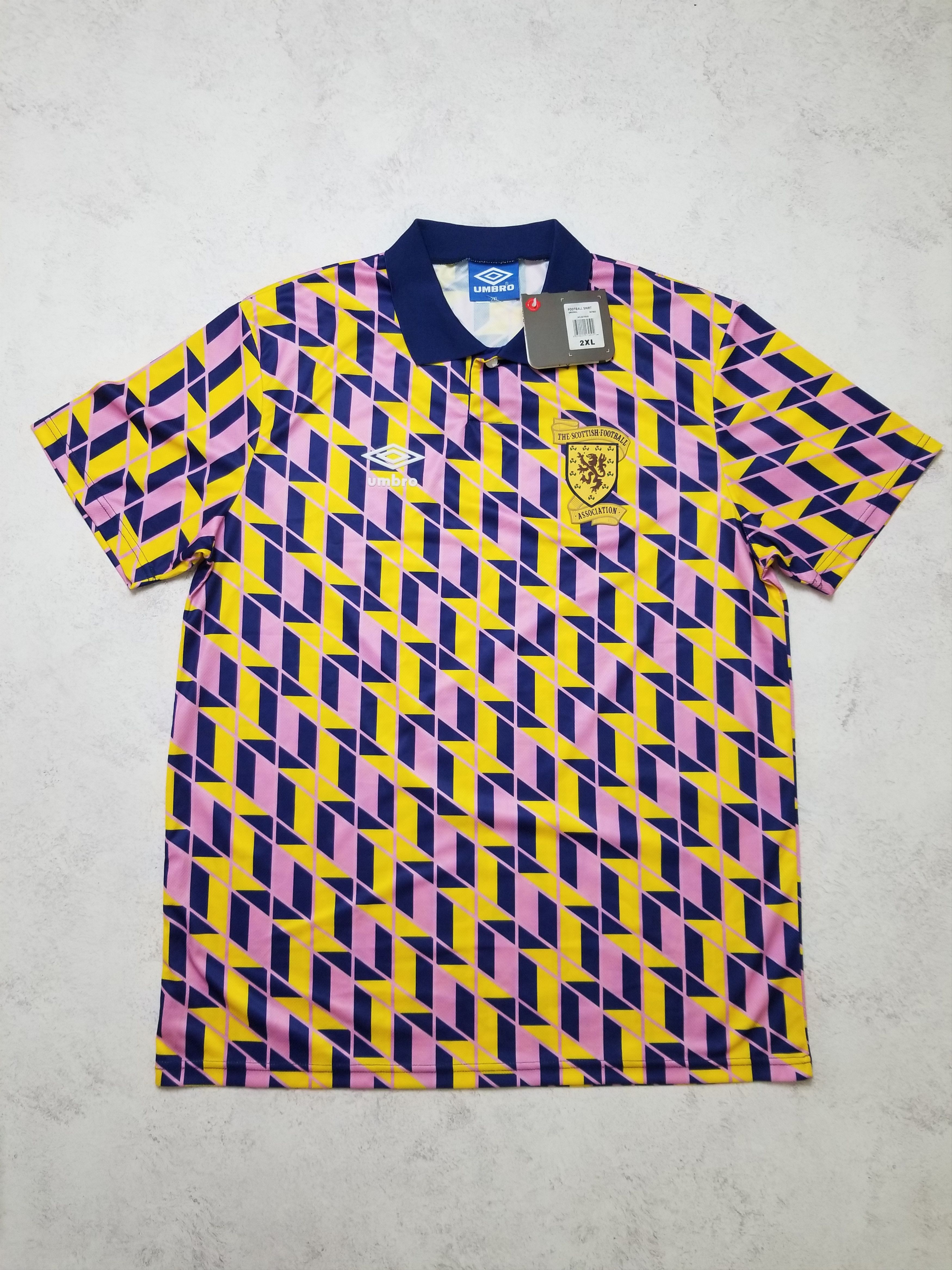 Umbro Scotland Third football shirt 1988 - 1989 Umbro Remake Size US XXL / EU 58 / 5 - 1 Thumbnail