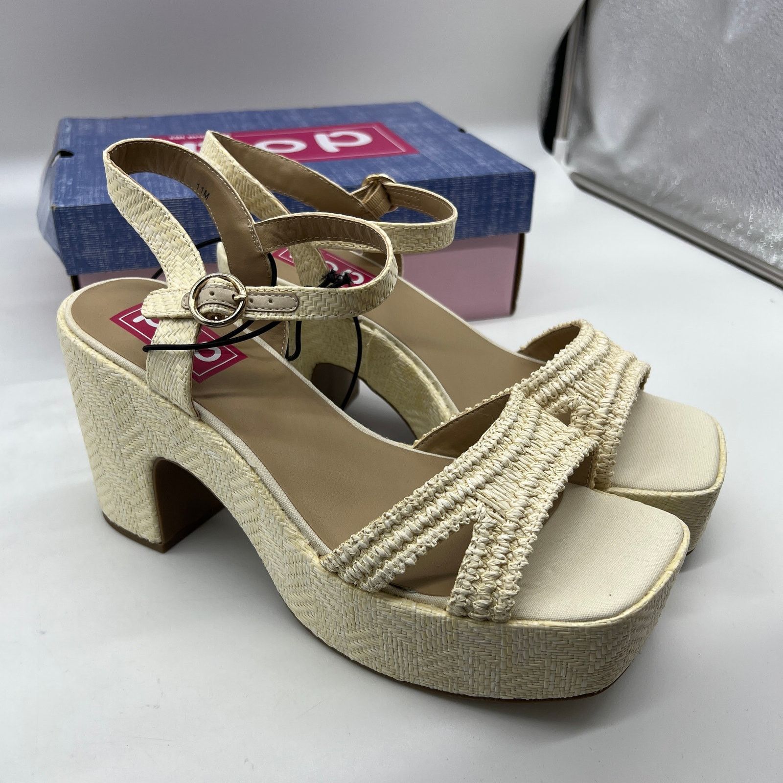 Other Pop Womens Applaud Heeled Sandals Natural Size US 11 / IT 41 - 5 Thumbnail