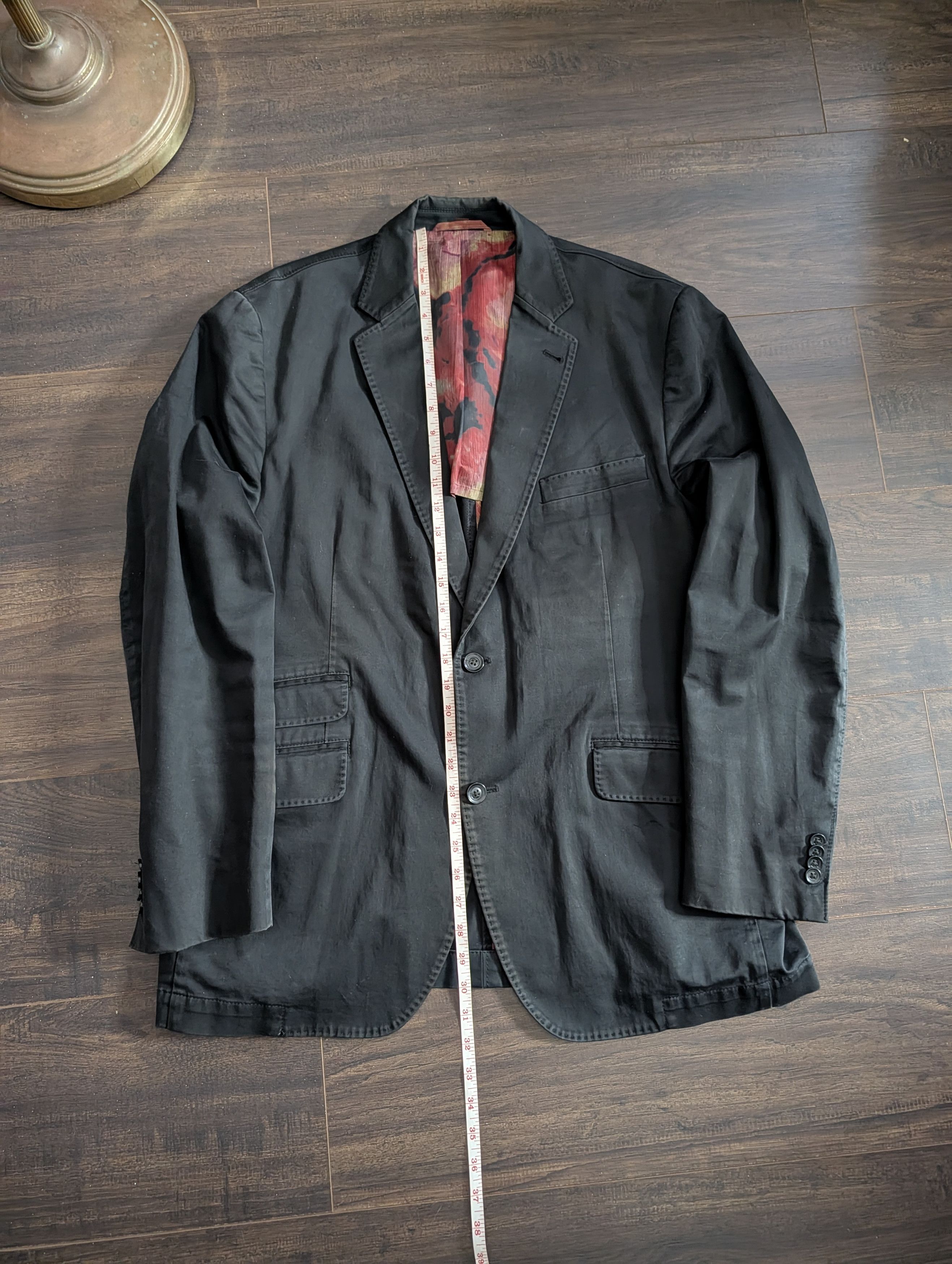 Other KROON Black corduroy trim floral lined stacked pocket jkt Size 42R - 18 Thumbnail