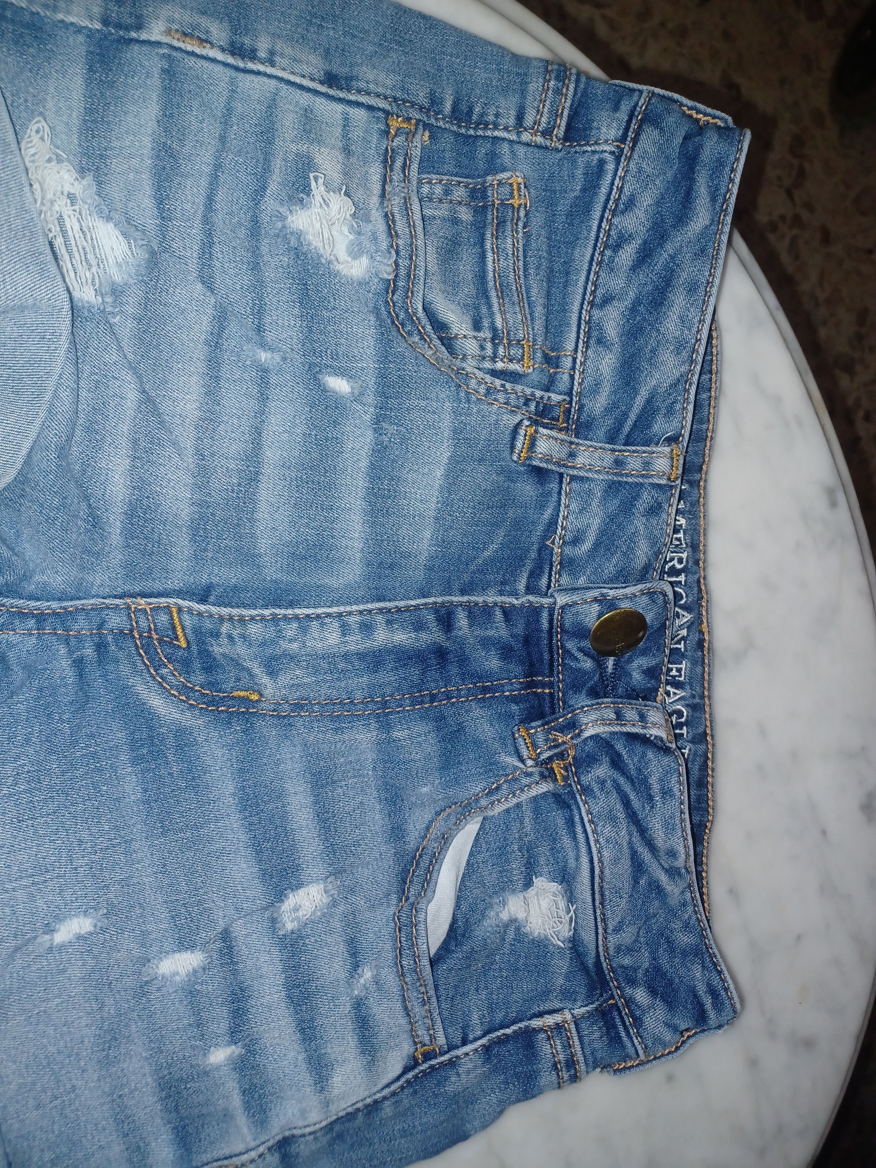 American Eagle Outfitters American Eagle Outfitters Blue Jean Shorts SZ 2 Size 26" / US 2 / IT 38 - 2 Thumbnail