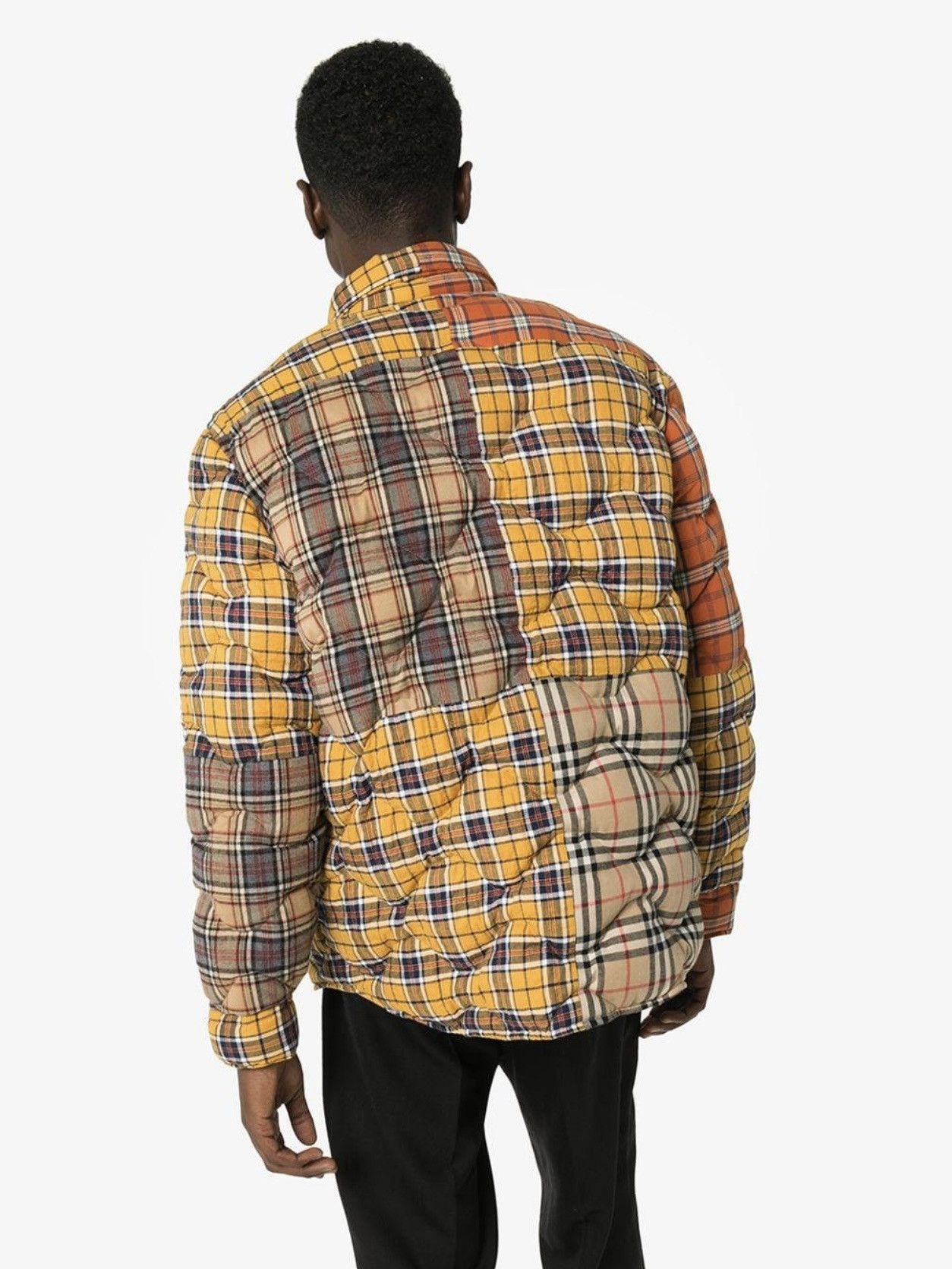 Burberry 🔥A/W 2019 BURBERRY PATCHWORK CONTRAST CHECK PUFFER OVERSHIRT Size US M / EU 48-50 / 2 - 23 Thumbnail