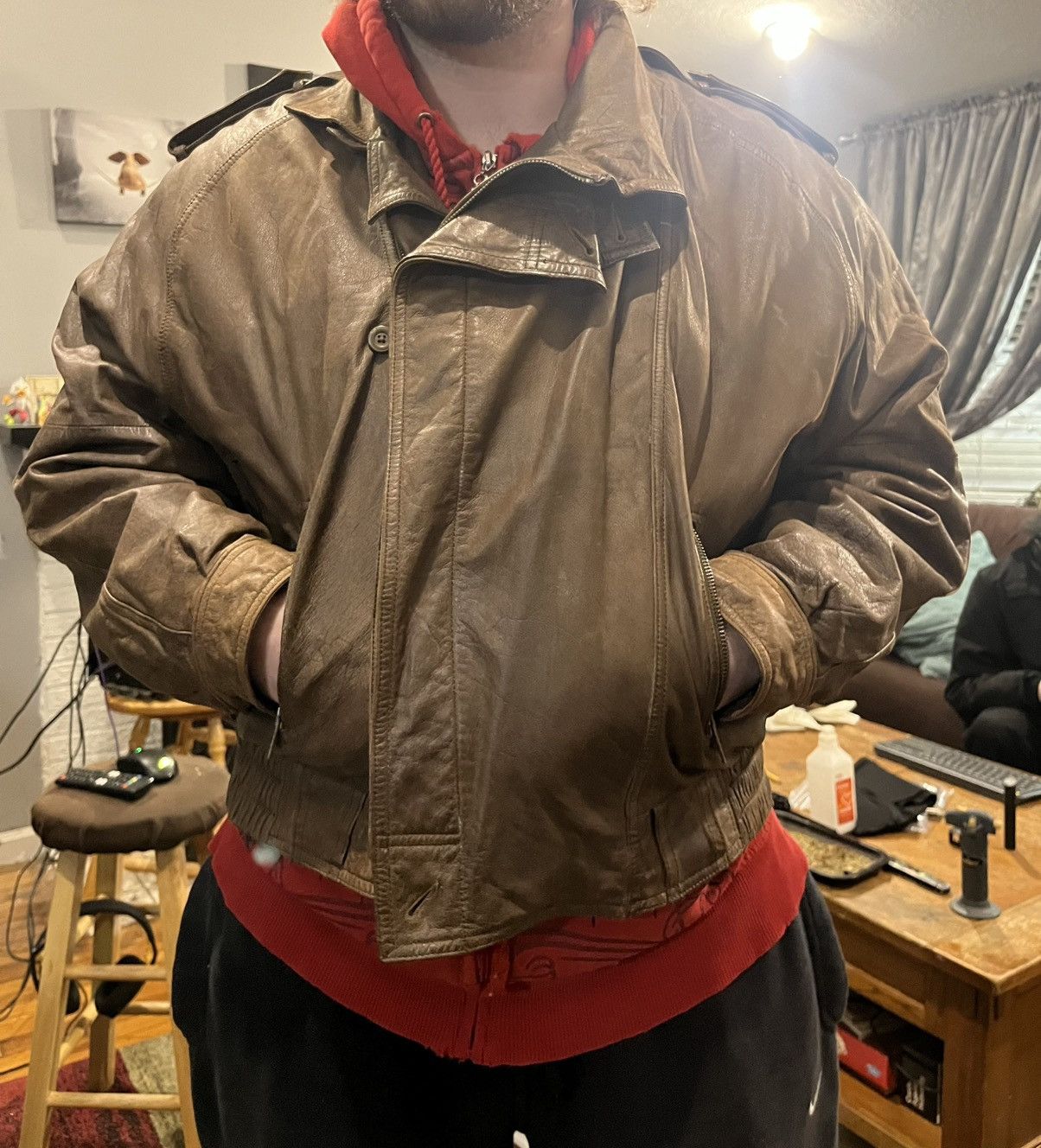 Vintage Vintage 80’s Korean bomber jacket Size US L / EU 52-54 / 3 - 8 Thumbnail
