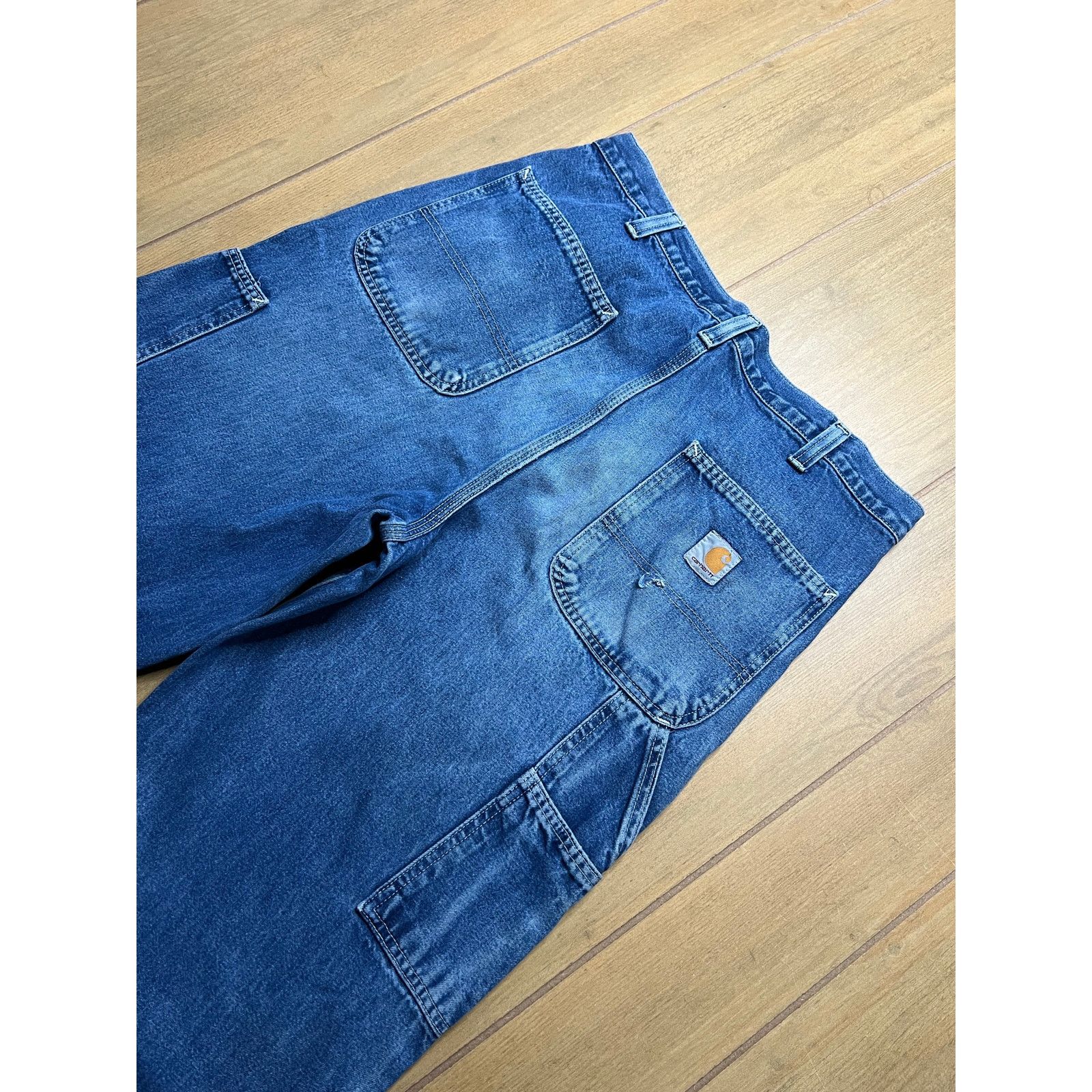 Carhartt Carhartt Double Knee Dungaree Fit Jeans 34x36 Workwear Denim Size US 34 / EU 50 - 9 Thumbnail