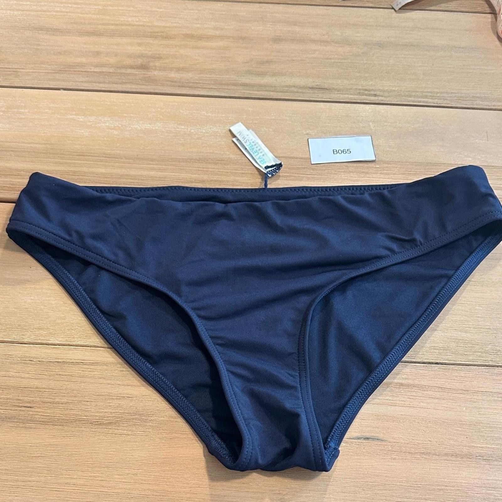 Other Sea Level Swim US 6 Women’s Navy Blue Bikini Bottom NWOT Size ONE SIZE - 2 Thumbnail