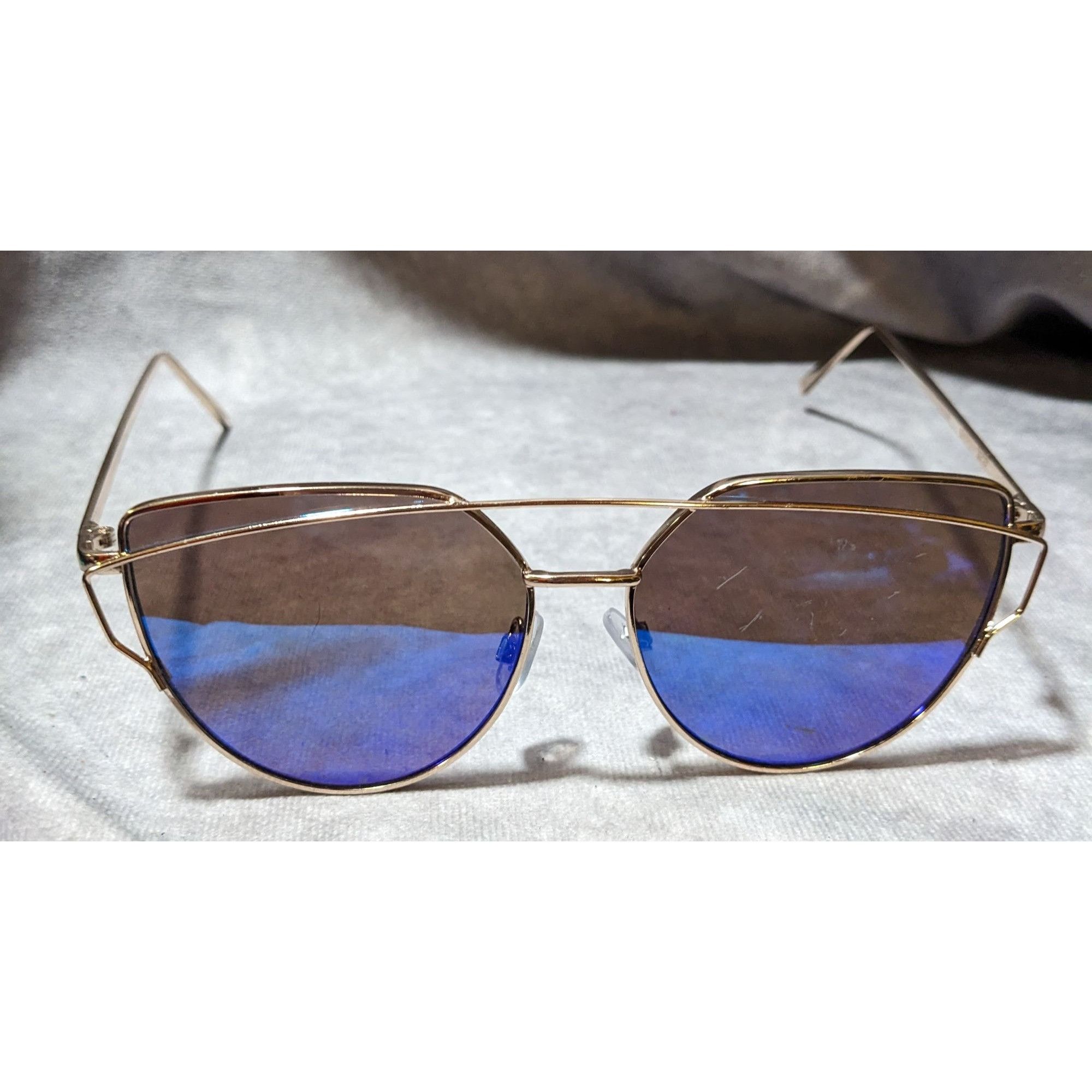 Other Icing Abstract Mirror Finish Aviator Sunglasses Size ONE SIZE - 1 Thumbnail