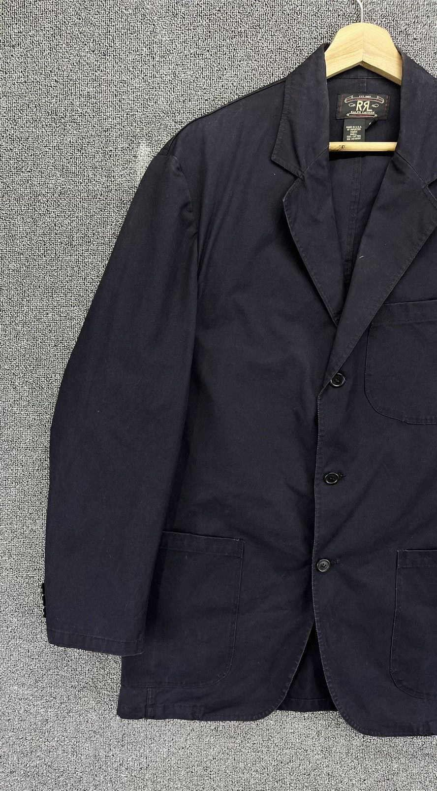 RRL Ralph Lauren Vintage Double RRL Ralph Lauren Cotton Coat Jacket Size US S / EU 44-46 / 1 - 3 Thumbnail