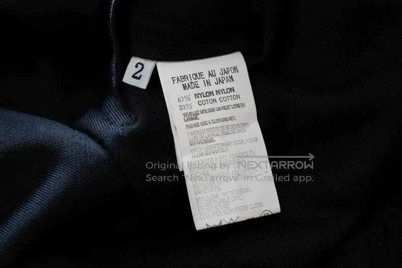 Yohji Yamamoto Nylon Blend Jacket Without Buttons