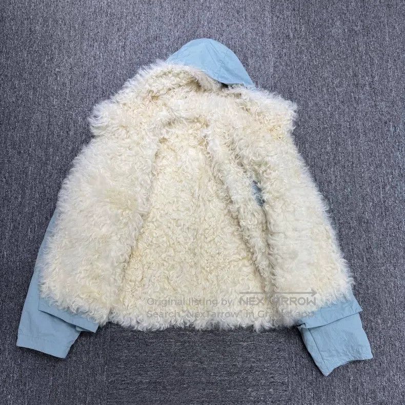 Hermes Hermes Glacier Blue Lamb Fur Jacket Size US M / EU 48-50 / 2 - 5 Thumbnail