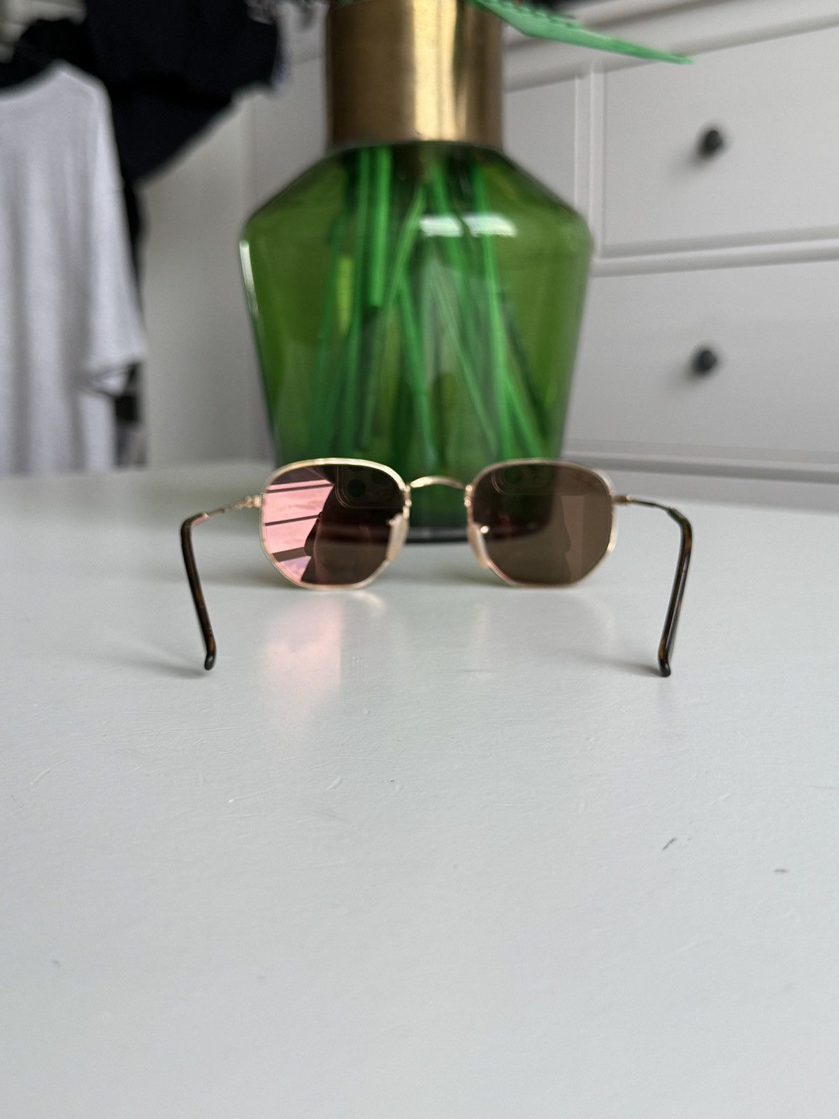 RayBan Ray Ban polarised oval sunglasses designer festival rave y2k Size ONE SIZE - 5 Thumbnail