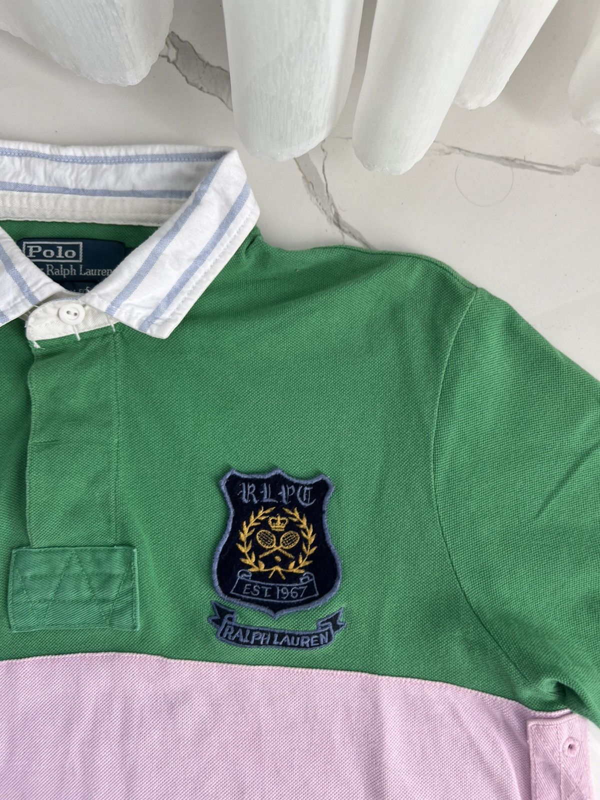 Polo Ralph Lauren 00’s POLO RALPH LAUREN RUGBY OLD MONEY Y2K T-SHIRT Size US L / EU 52-54 / 3 - 2 Thumbnail