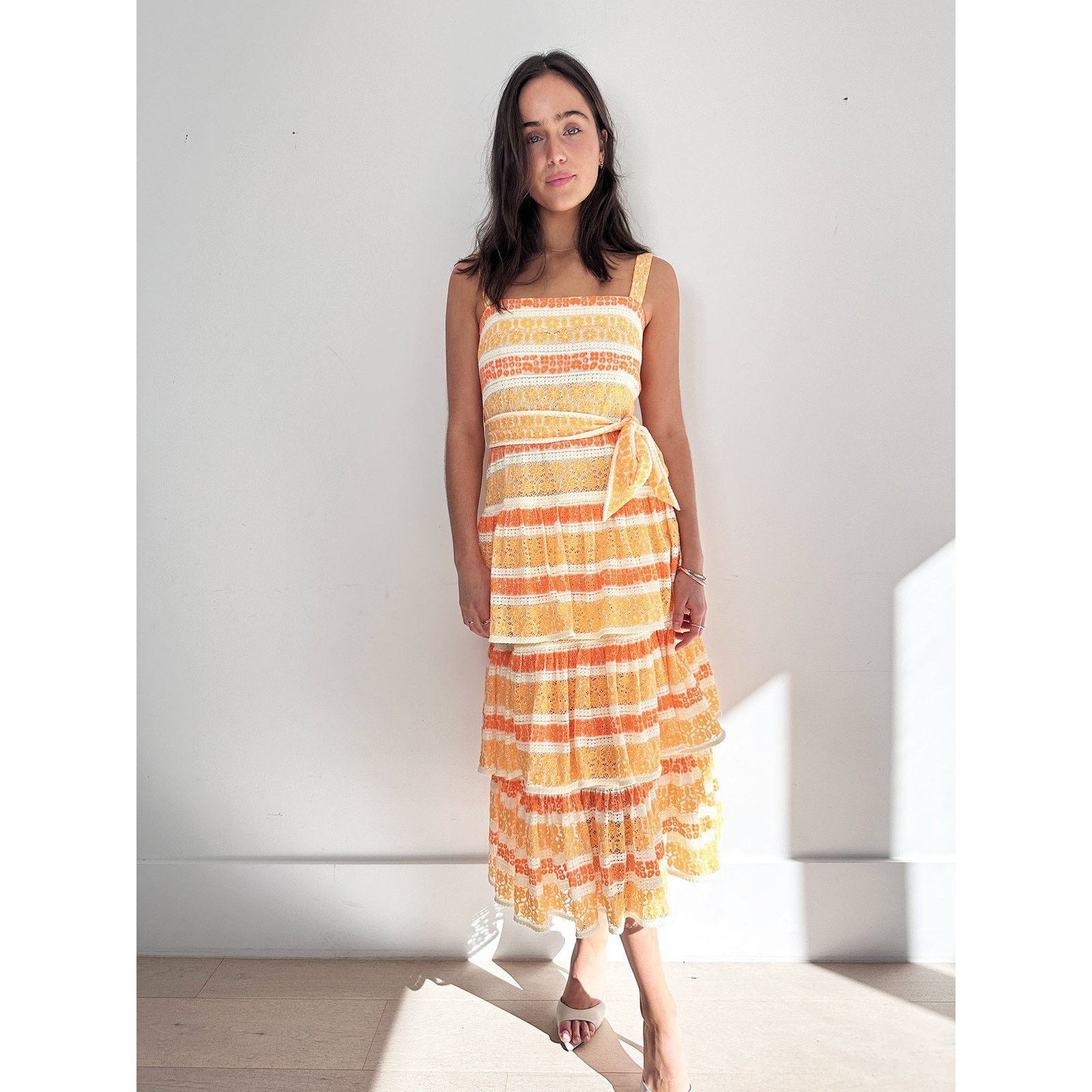 Zimmermann Zimmermann Jude Tiered Lace Dress Size XS / US 0-2 / IT 36-38 - 2 Thumbnail