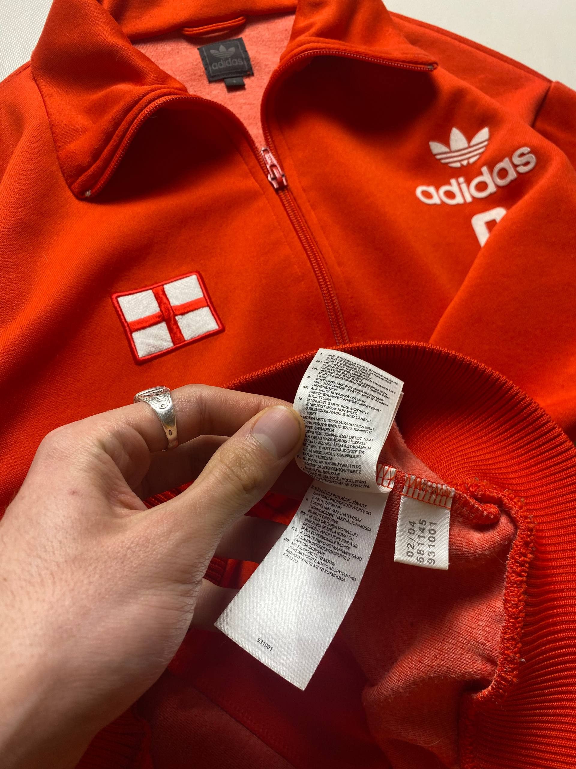 Adidas Vintage ADIDAS ENGLAND Track Jacket Size US S / EU 44-46 / 1 - 7 Thumbnail