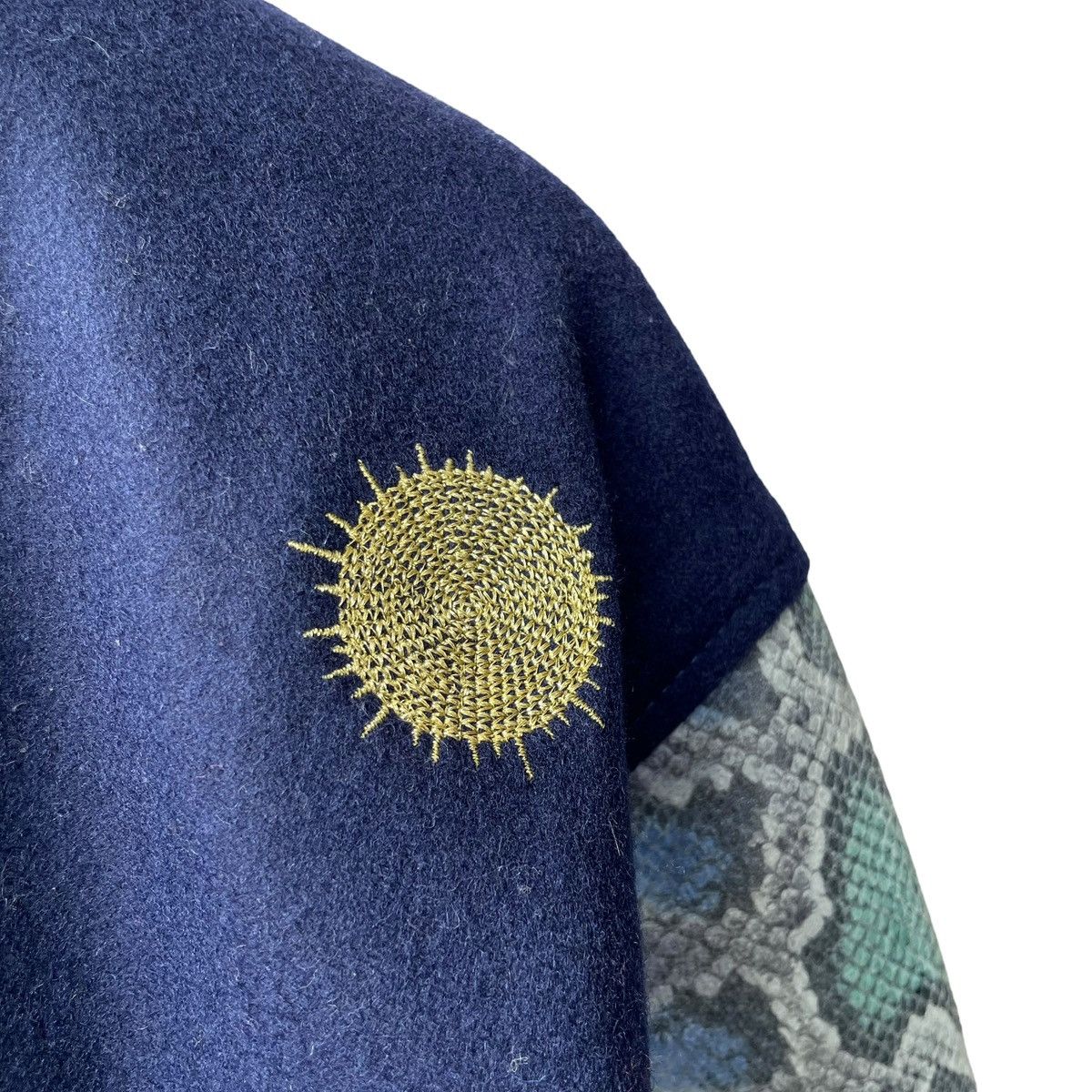 Designer × SABIT Sabit NYC Tanoshinde Rare Vintage 00s Wool Letterman Jacket Size US L / EU 52-54 / 3 - 14 Thumbnail