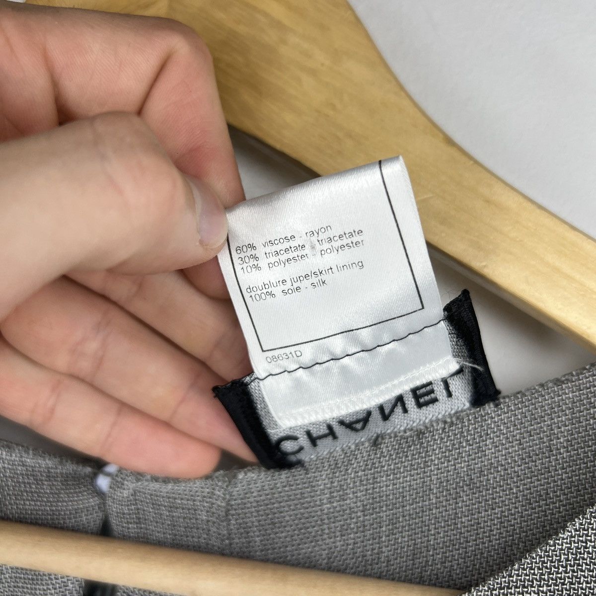 Chanel Chanel Archive Long Gray Dress 90s Unique Silk Size S / US 4 / IT 40 - 15 Thumbnail