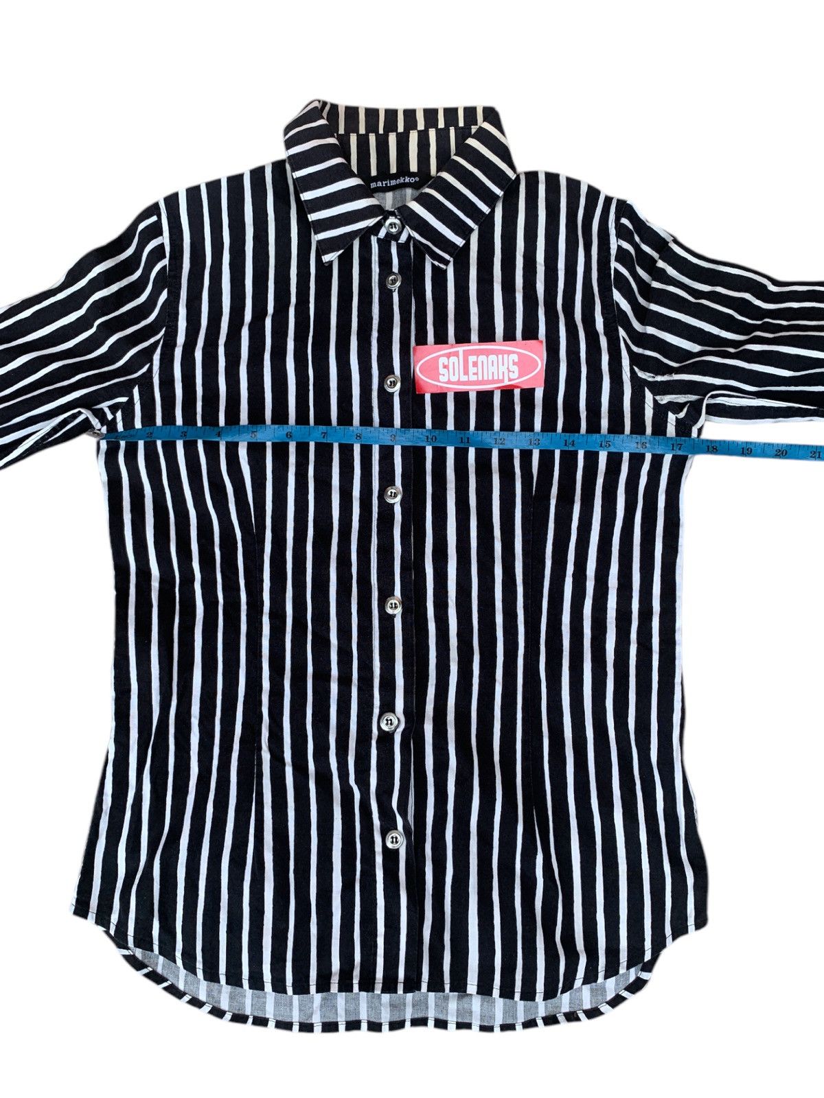 Designer × Marimekko Black white striped shirt Size XXS / US 00 / IT 34 - 6 Thumbnail
