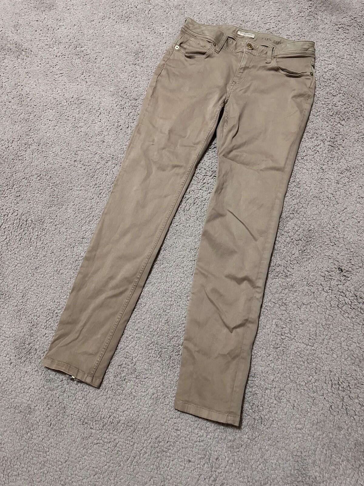 Burberry Burberry Brit Womens Jeans Size 28 Brown Cotton Skinny Size 28" / US 6 / IT 42 - 2 Thumbnail