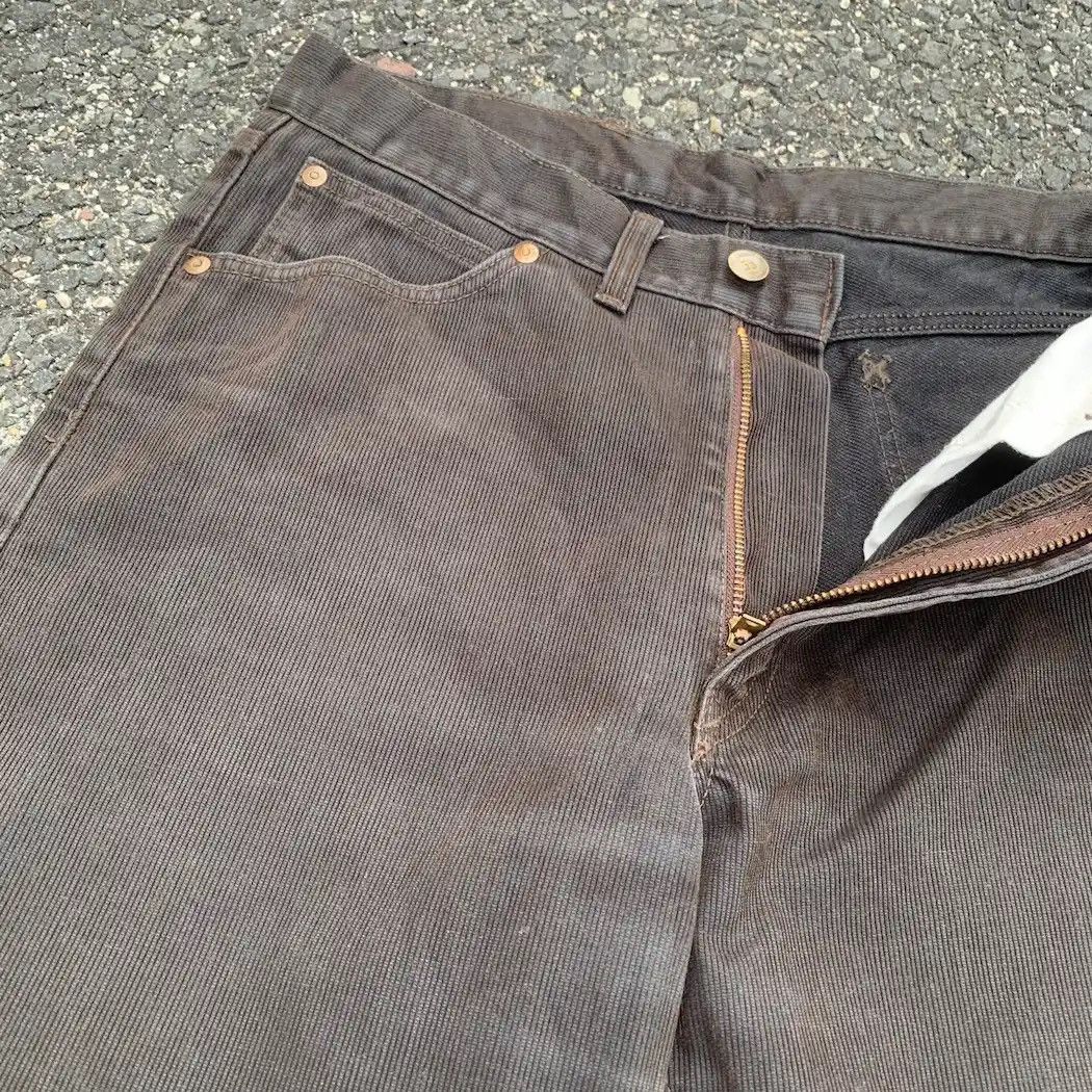 Japanese Brand Vintage Lee Japan Black Faded Trousers Hickory Pants Size US 29 - 5 Thumbnail