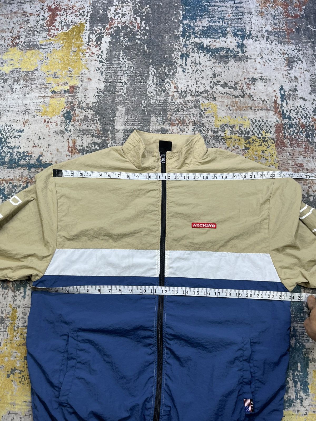 Japanese Brand Larkin Color Block Street Style Track Jacket Size US L / EU 52-54 / 3 - 3 Thumbnail