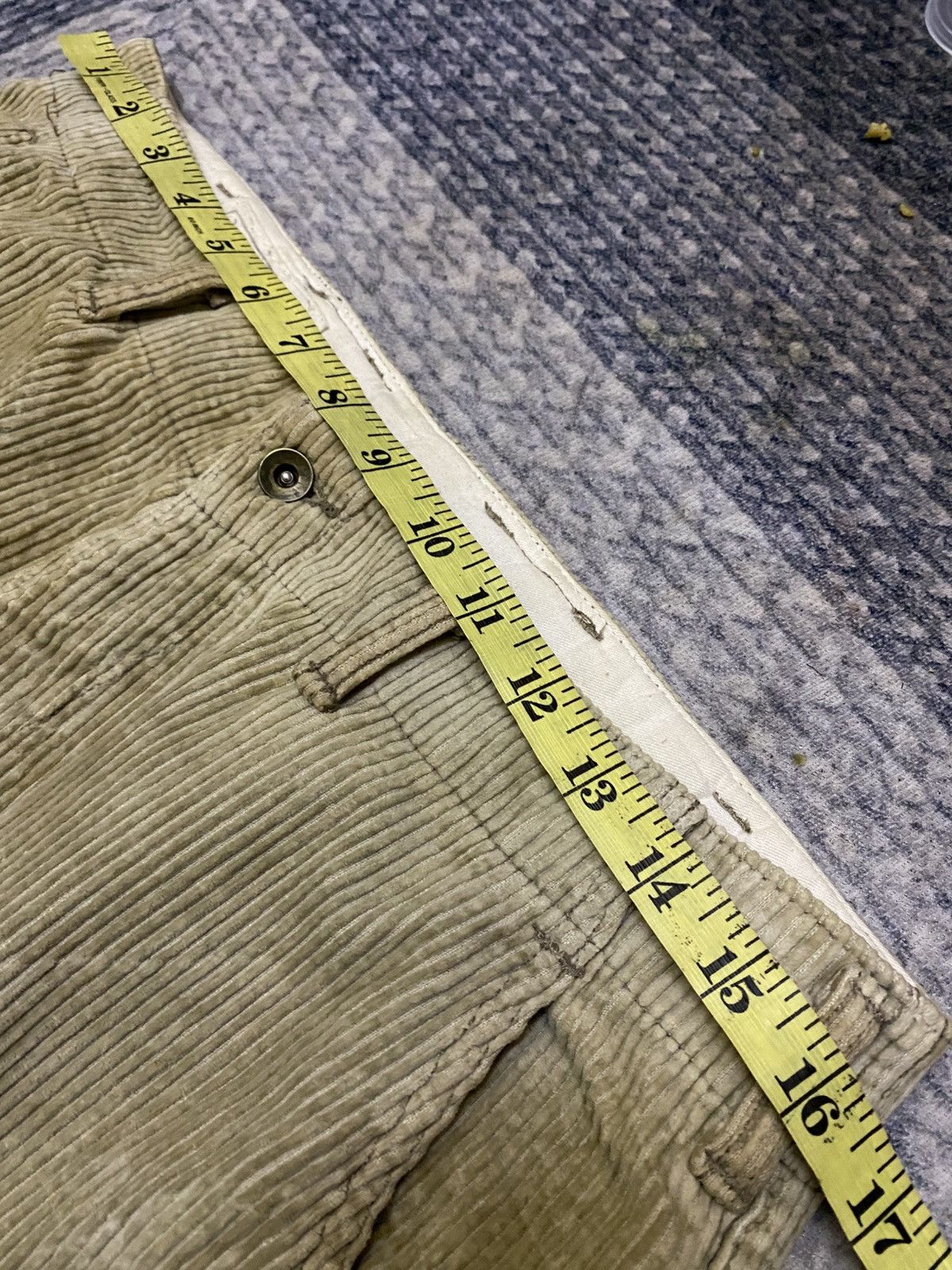 Johnbull JOHNBULL RIPPED FLARED CARGO CORDUROY PANT Size US 33 - 11 Thumbnail