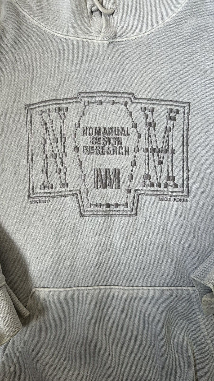 Japanese Brand NOMANUAL. EMBROIDERY HOODIE Size US XXL / EU 58 / 5 - 2 Thumbnail