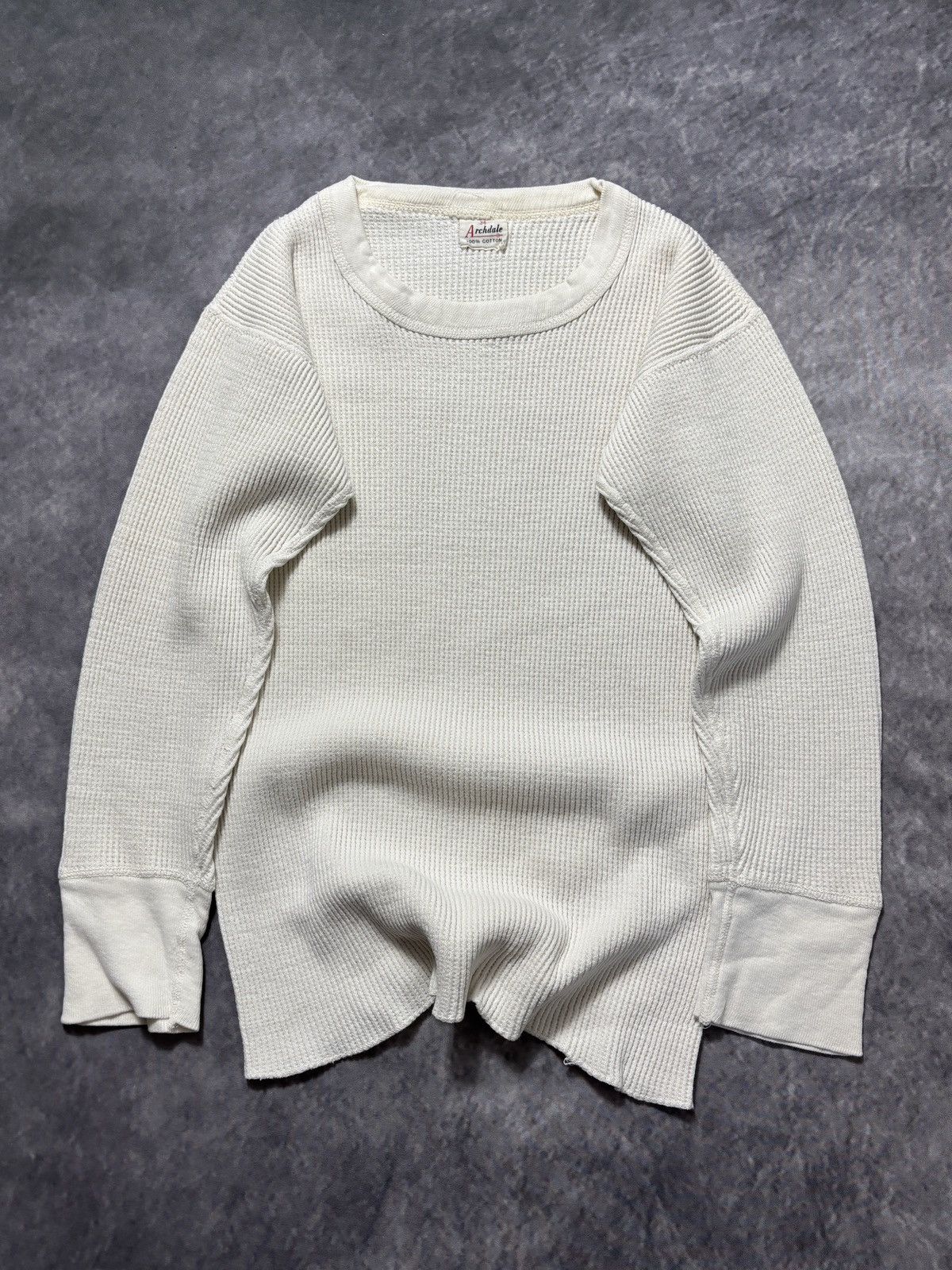 Vintage True Vintage Thermal Shirt 1950s Archdale 60s Waffle Longsle Size US XS / EU 42 / 0 - 2 Thumbnail