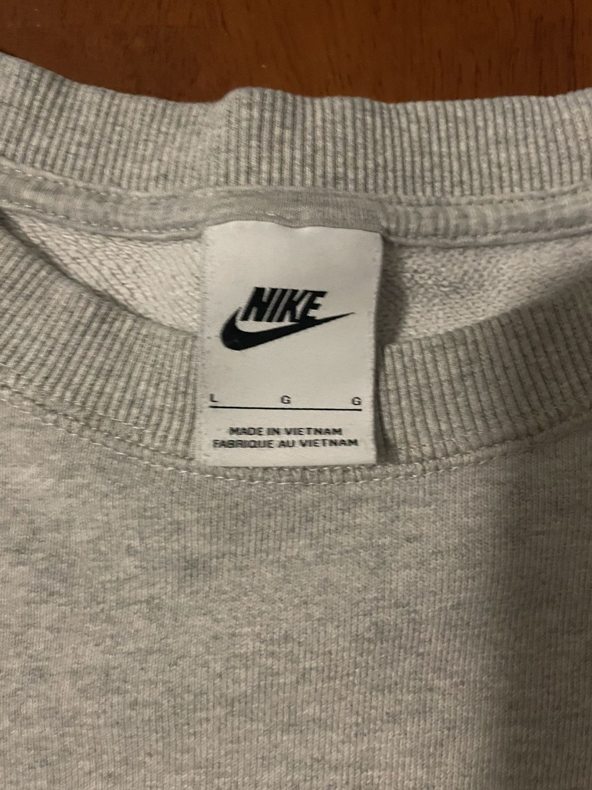 Nike Nike Sportswear Club Fleece Sweatshirt - Heather Grey -Large Size US L / EU 52-54 / 3 - 3 Thumbnail