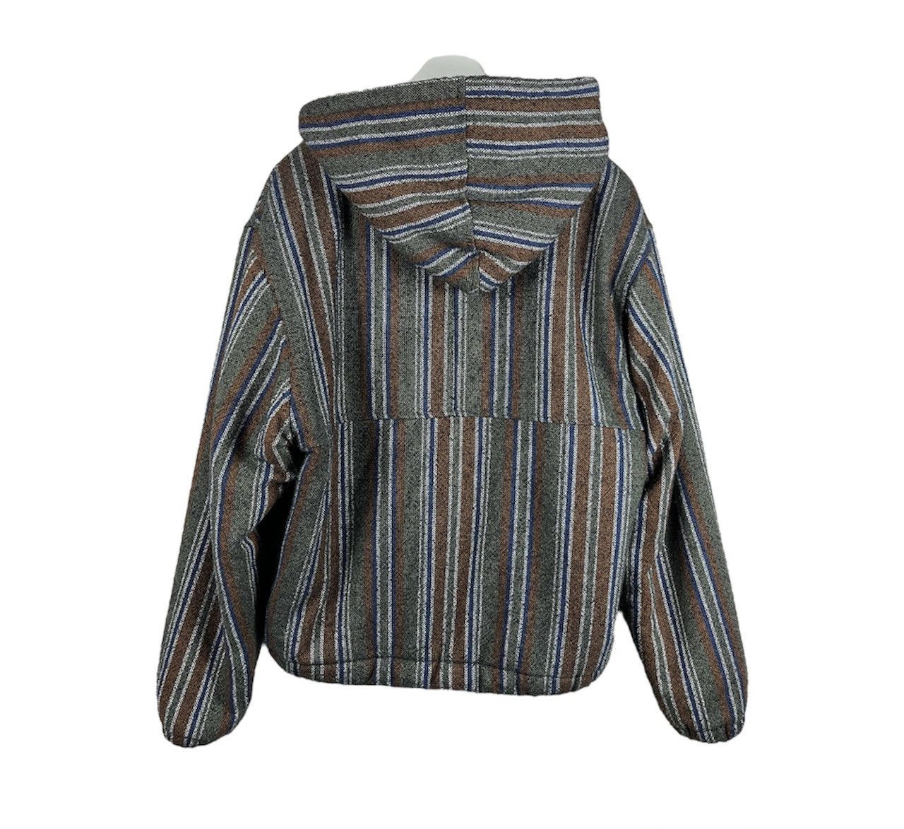 Stussy × Vintage Vintage Stussy wool work jacket striped insulated sherpa Size US M / EU 48-50 / 2 - 3 Thumbnail