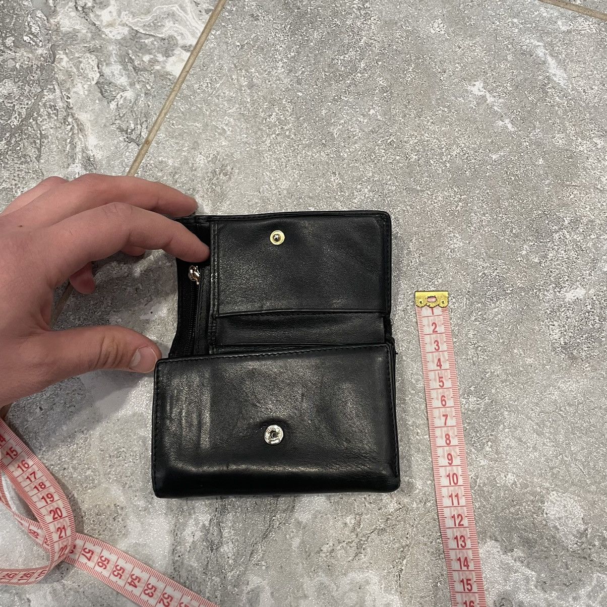 Dolce & Gabbana × Vintage RARE Dolce & Gabbana Steel Logo Vintage Leather Wallet 90s Size ONE SIZE - 9 Thumbnail