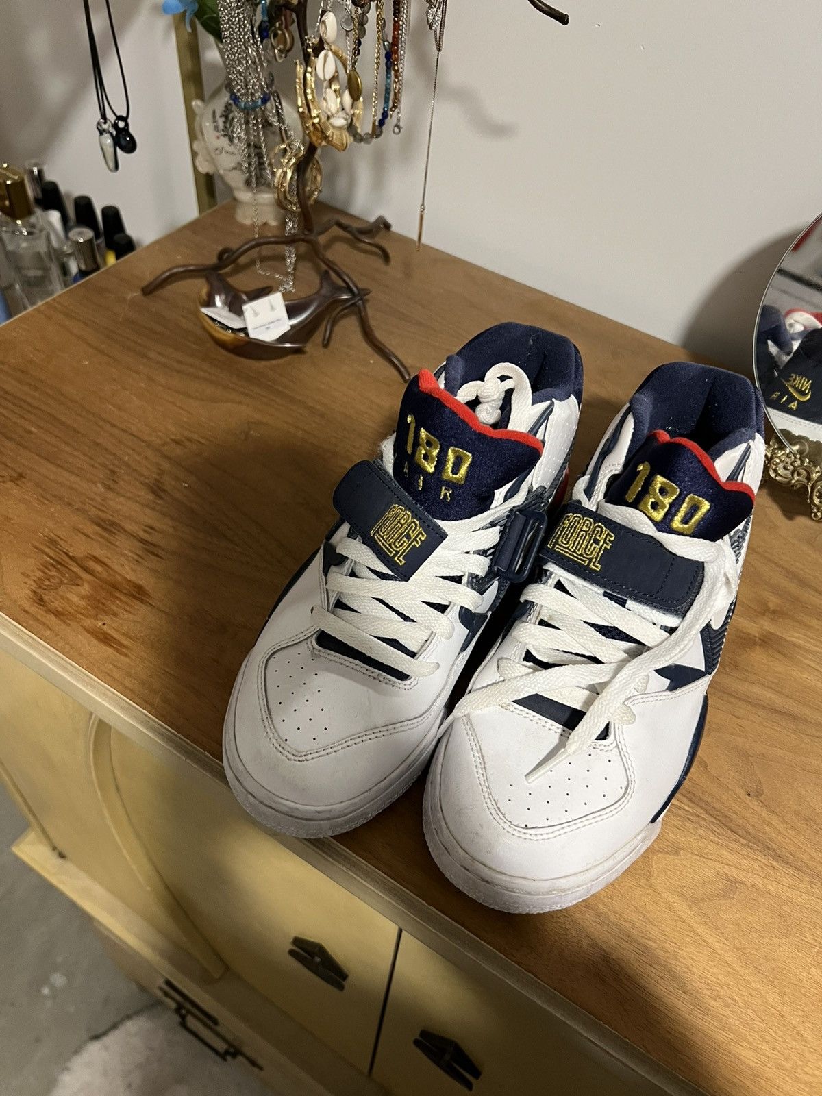 Nike Vintage Nike Air Force 180 Olympic Sneakers Size US 6.5 / EU 39-40 - 2 Thumbnail