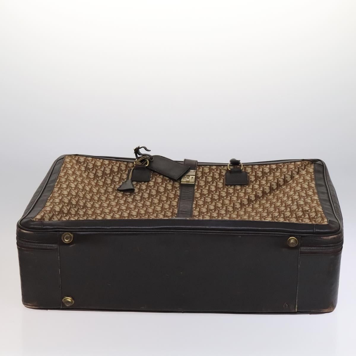Dior DIOR Trotter Canvas Suitcase Brown Size ONE SIZE - 9 Thumbnail