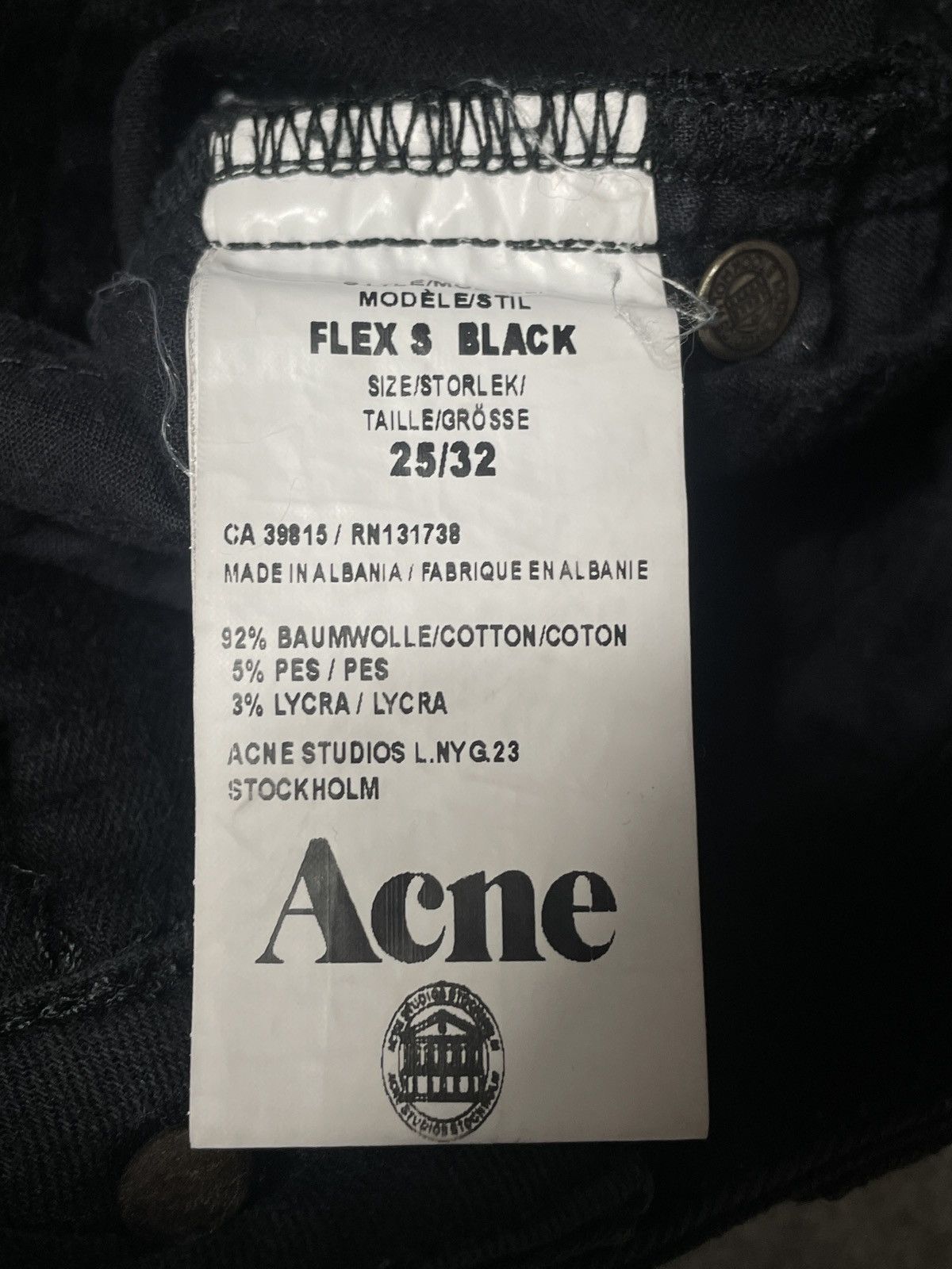 Acne Studios 🔥Offers🔥Acne Studios Luxury Pants Streetwear Hype Denim Size US 27 - 8 Thumbnail