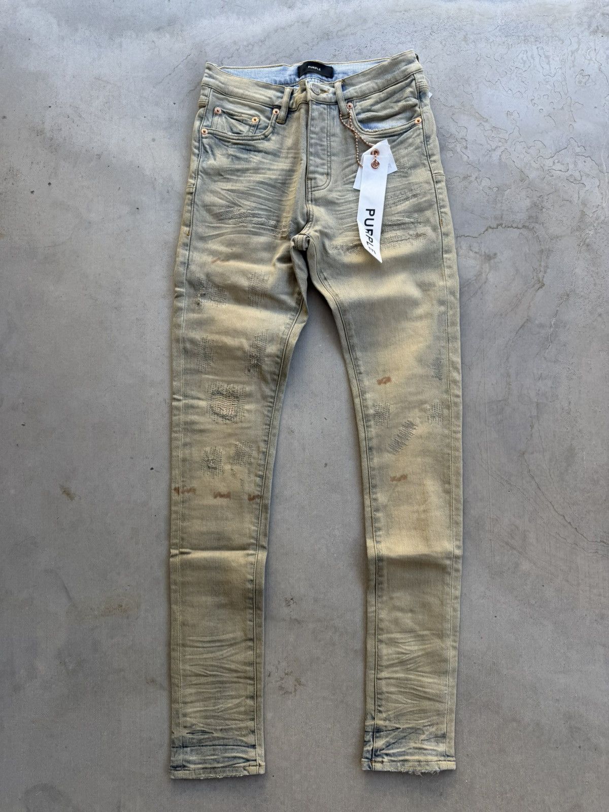Purple Brand Purple Brand P001 Superlight Oil Repair Jeans Light 28 Waist Size US 28 / EU 44 - 1 Thumbnail
