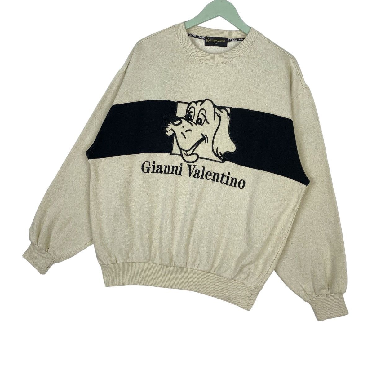 Valentino Gianni Valentino Sweatshirt Crewneck Pullover Jumper Size US L / EU 52-54 / 3 - 3 Thumbnail