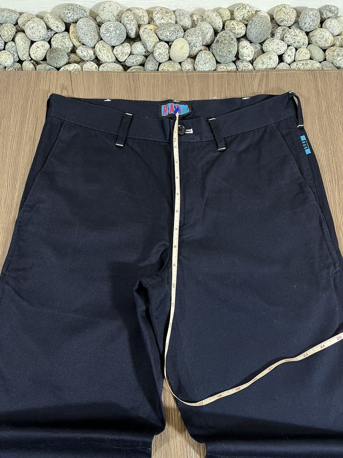 R.Newbold RAD (R.Newbold) Navy Work Trousers – Regular Straight Fit Size US 31 - 16 Thumbnail