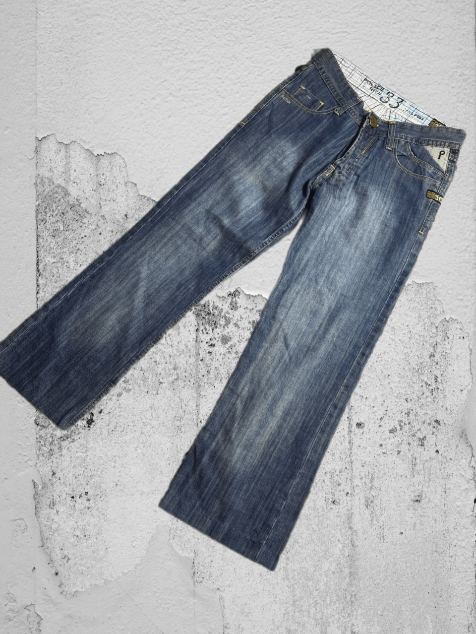 Other Crazy Crash Dirty Baggy Faded Jean Japan Avant Garde Style Size US 28 / EU 44 - 1 Thumbnail