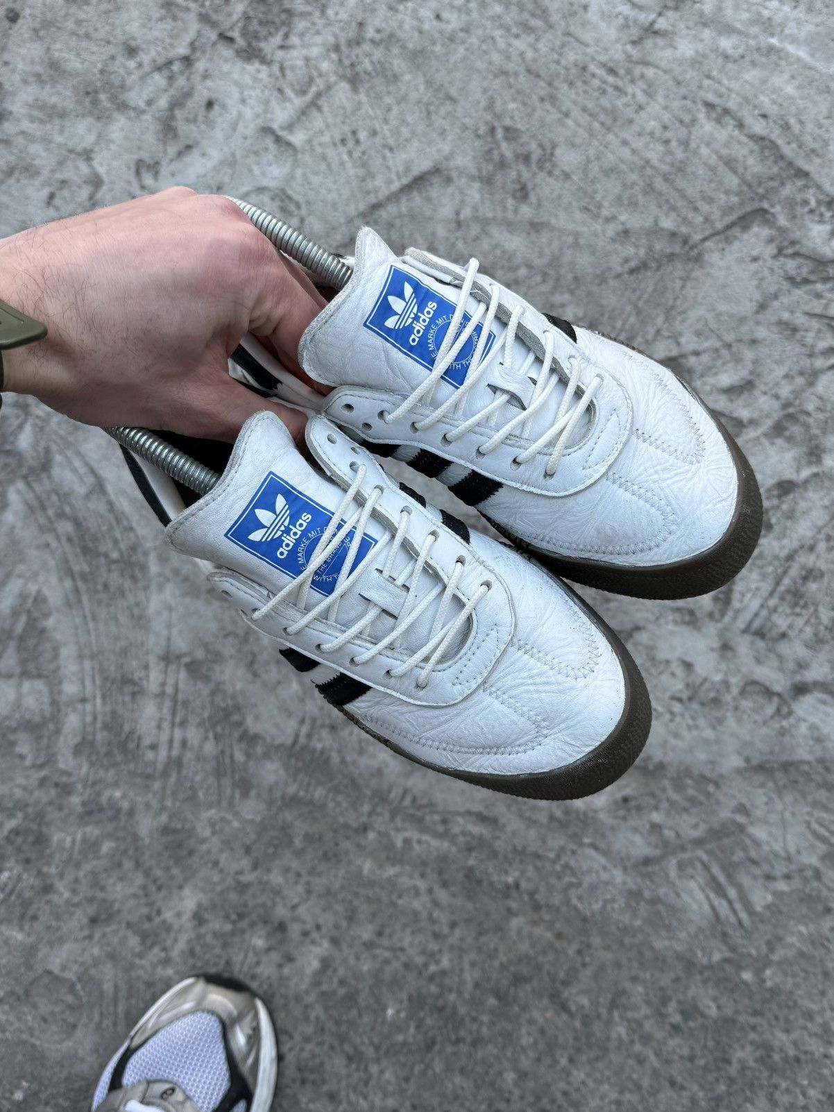 Adidas Vintage Y2K Adidas Samba Leather Hype OG Sneakers Size US 6.5 / IT 36.5 - 5 Thumbnail