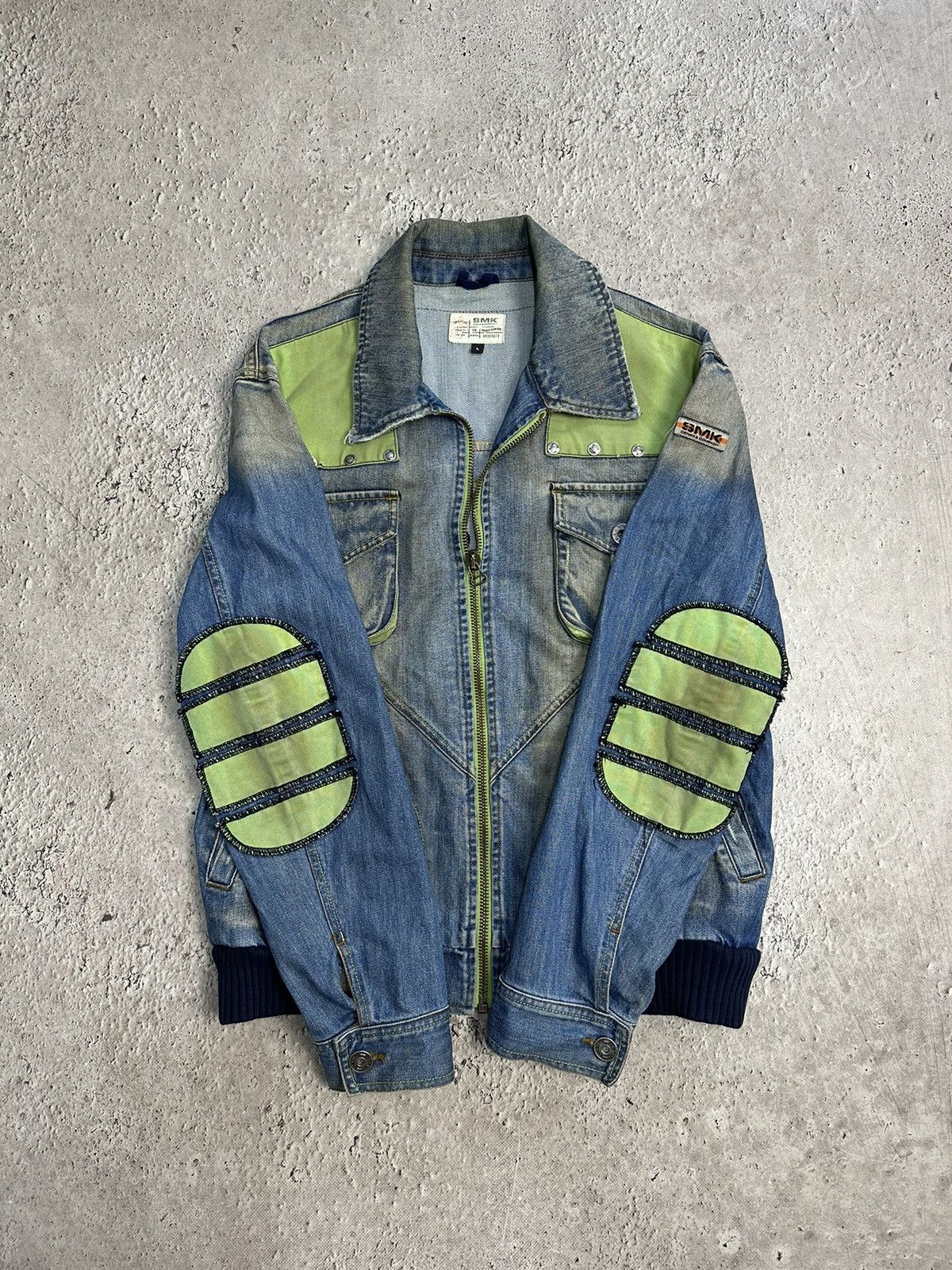 Diesel × Vintage Vintage Diesel Style Distressed Jacket Faded Racing Motor Size US L / EU 52-54 / 3 - 12 Thumbnail