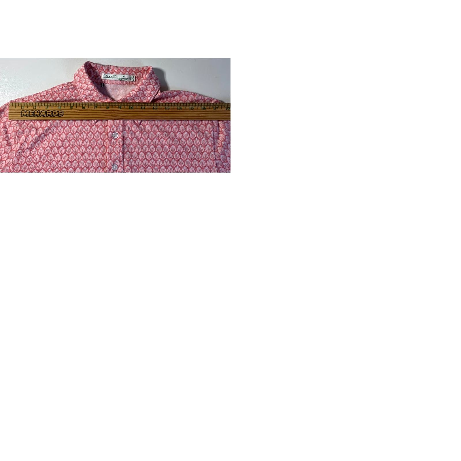 Vintage Criquet Polo Shirt Foulard Pattern Pink Sz M Men’s Polo Shirt Short Sleeve Button Closure Casual Cotton Blend Size US M / EU 48-50 / 2 - 9 Thumbnail