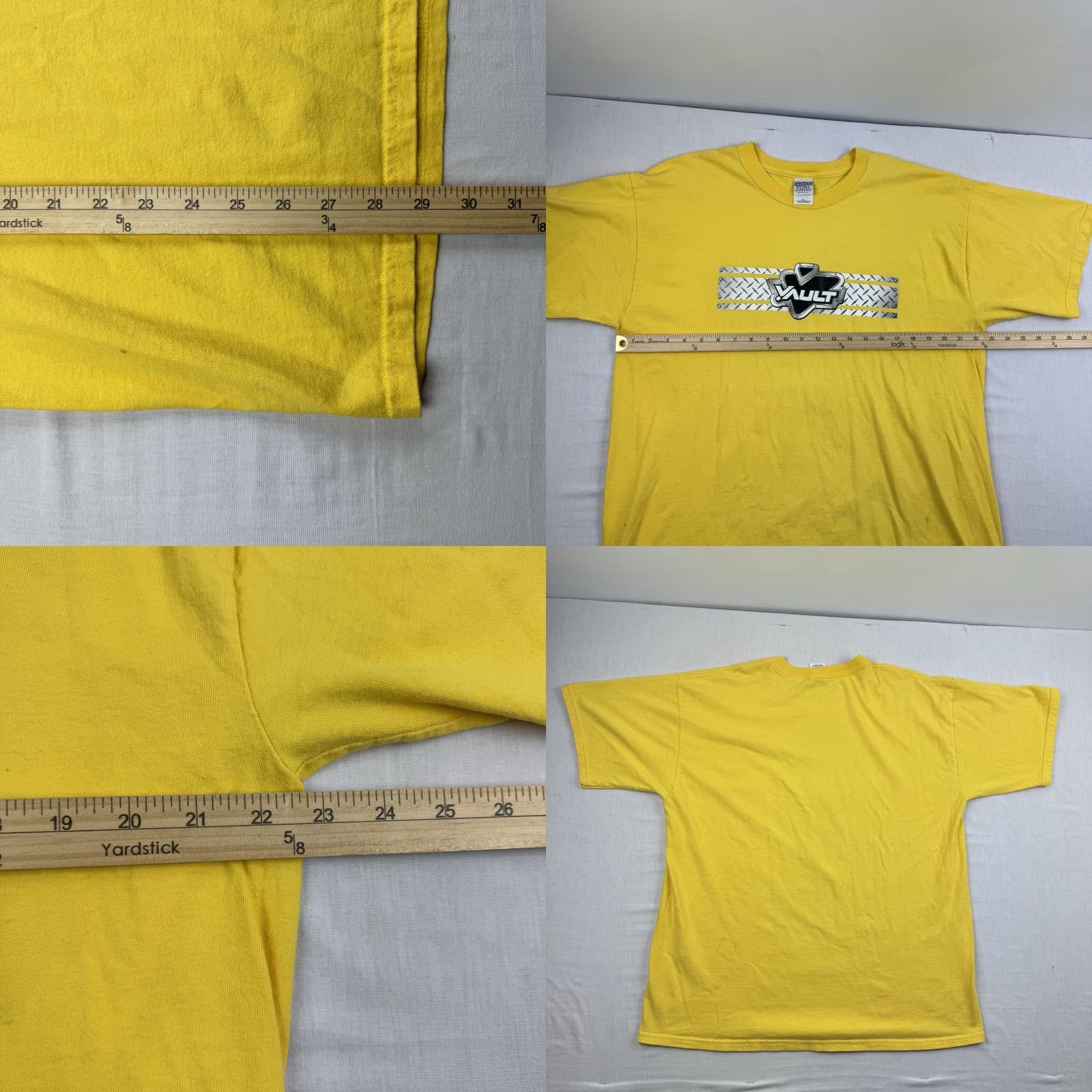 Gildan VINTAGE Gildan T-Shirt Men XL Yellow Energy Drink Promo Grunge Y2K 2000s Size US XL / EU 56 / 4 - 8 Thumbnail