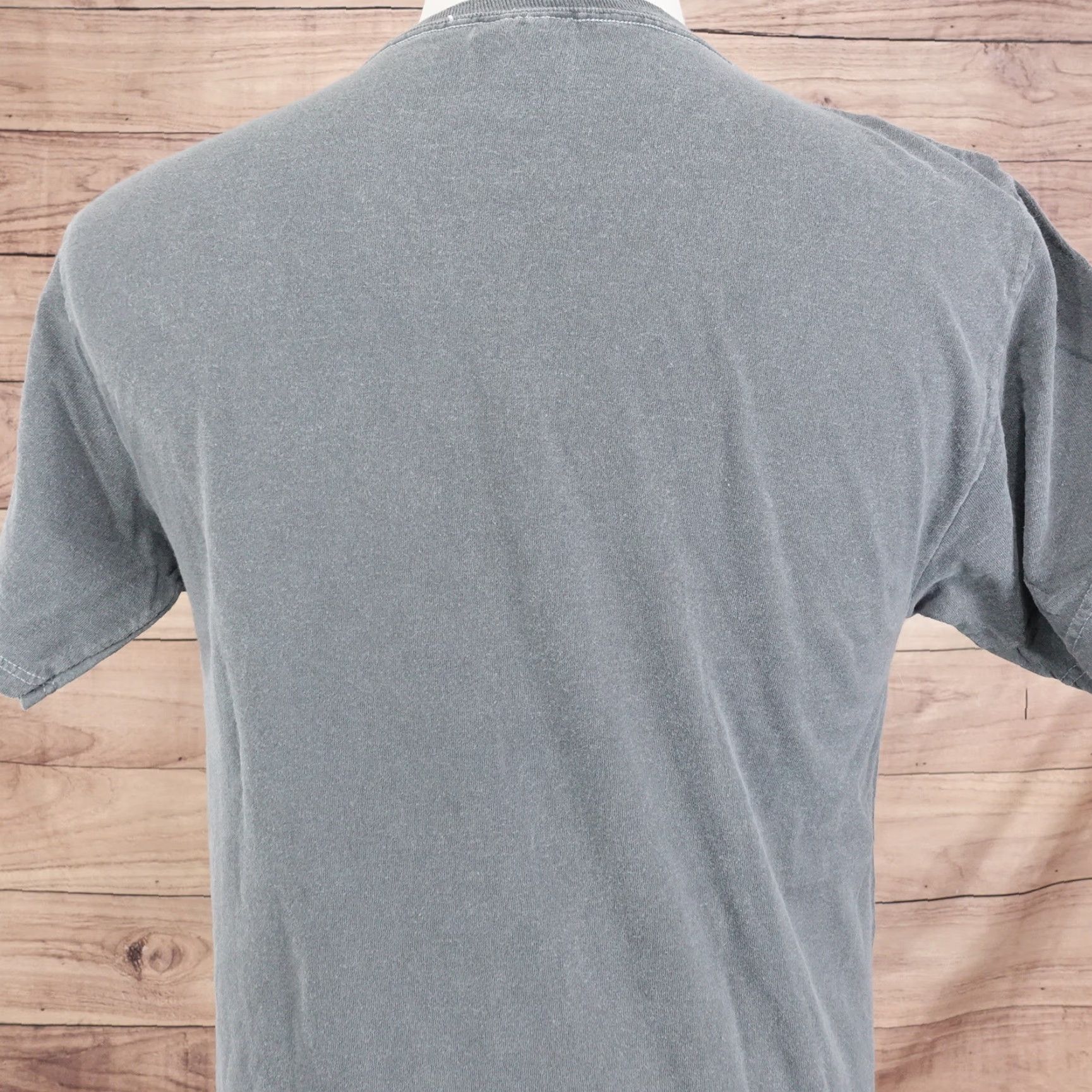 Hanes Vintage Pirate T-Shirt Unisex Adult Medium Gray Crew Neck Short Sleeve Cotton 90s Pirate Navy Size US M / EU 48-50 / 2 - 6 Thumbnail