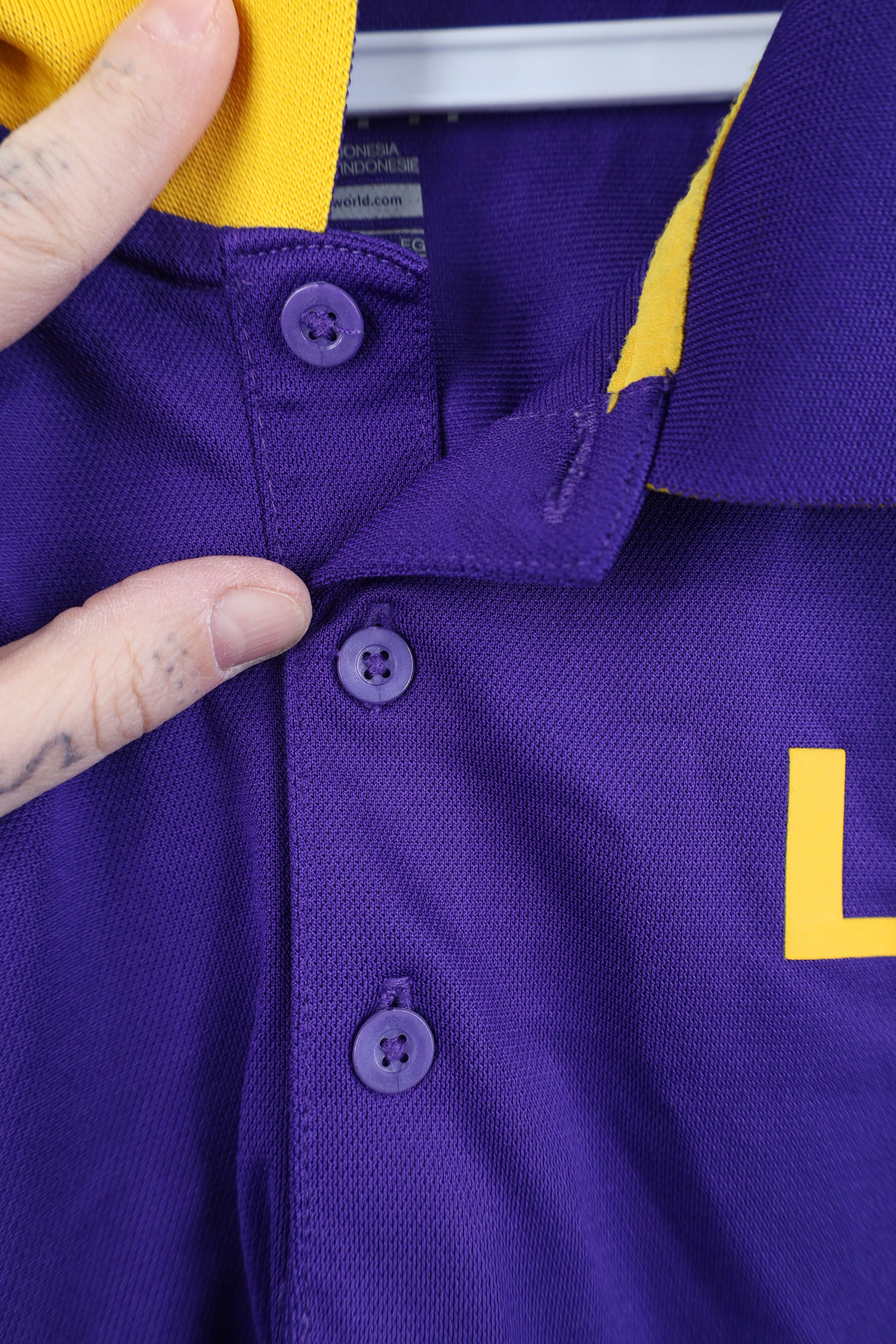 Nike Nike Louisiana State University LSU Football Golf Polo Shirt Size US XL / EU 56 / 4 - 6 Thumbnail