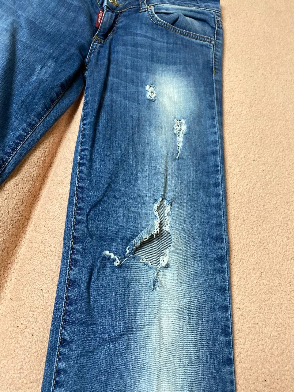 Dsquared2 × Vintage Vintage Distressed Washed Jeans Size 27" / US 4 / IT 40 - 11 Thumbnail