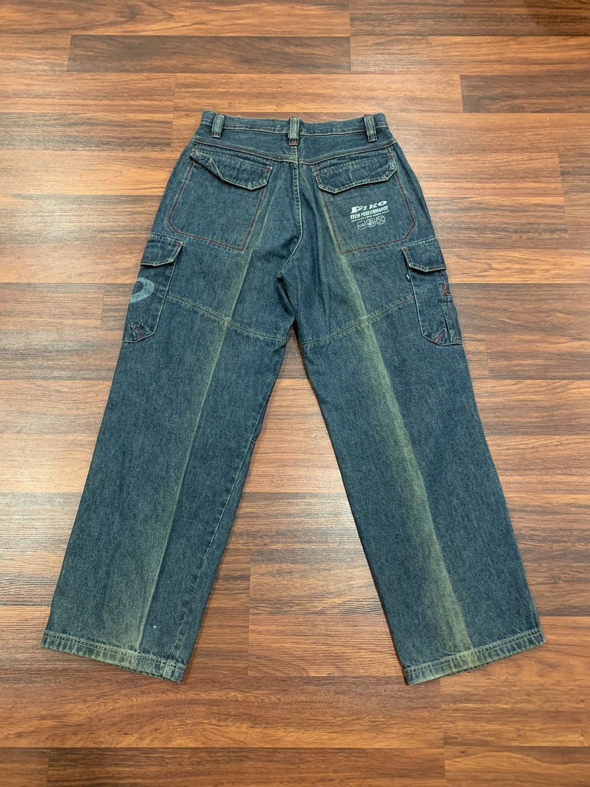 Other Piko Jeans Cargo Pants Size US 31 - 2 Thumbnail