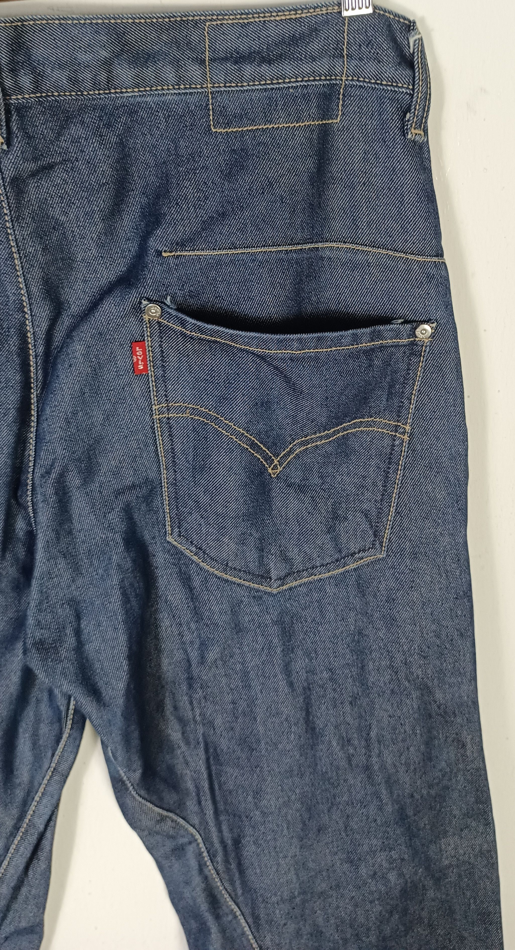 Indigo × Levi's × Levi's Vintage Clothing Vintage💥 Levi's Engineered Single (R) Denim Jeans Size US 34 / EU 50 - 8 Thumbnail