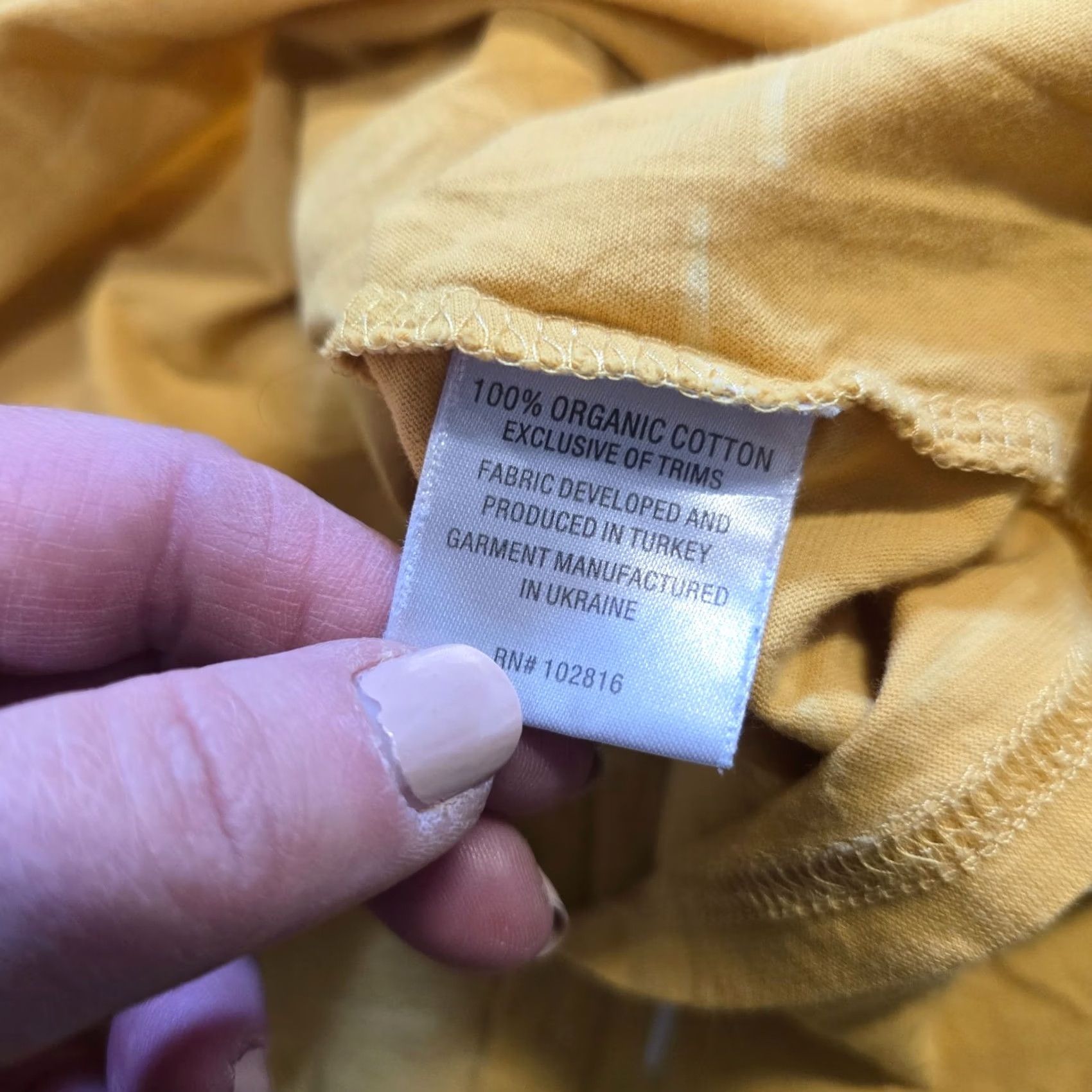 Vintage Garnet Hill Top Women Small Yellow Striped Short Sleeve Boxy Stretch Casual T-Shirt Regular Fit Mens? Size S / US 4 / IT 40 - 7 Thumbnail