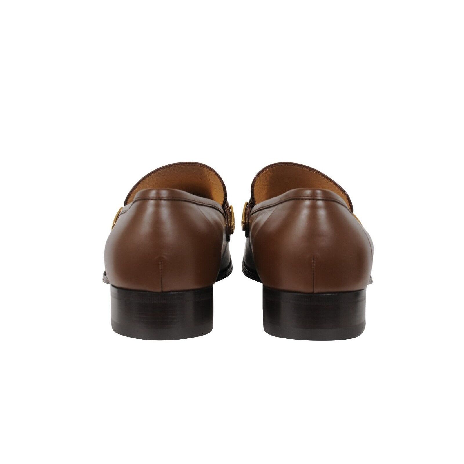 Gucci Mirrored G Fringe Loafers Brown Leather - 02448 Size US 12.5 / EU 45-46 - 7 Thumbnail