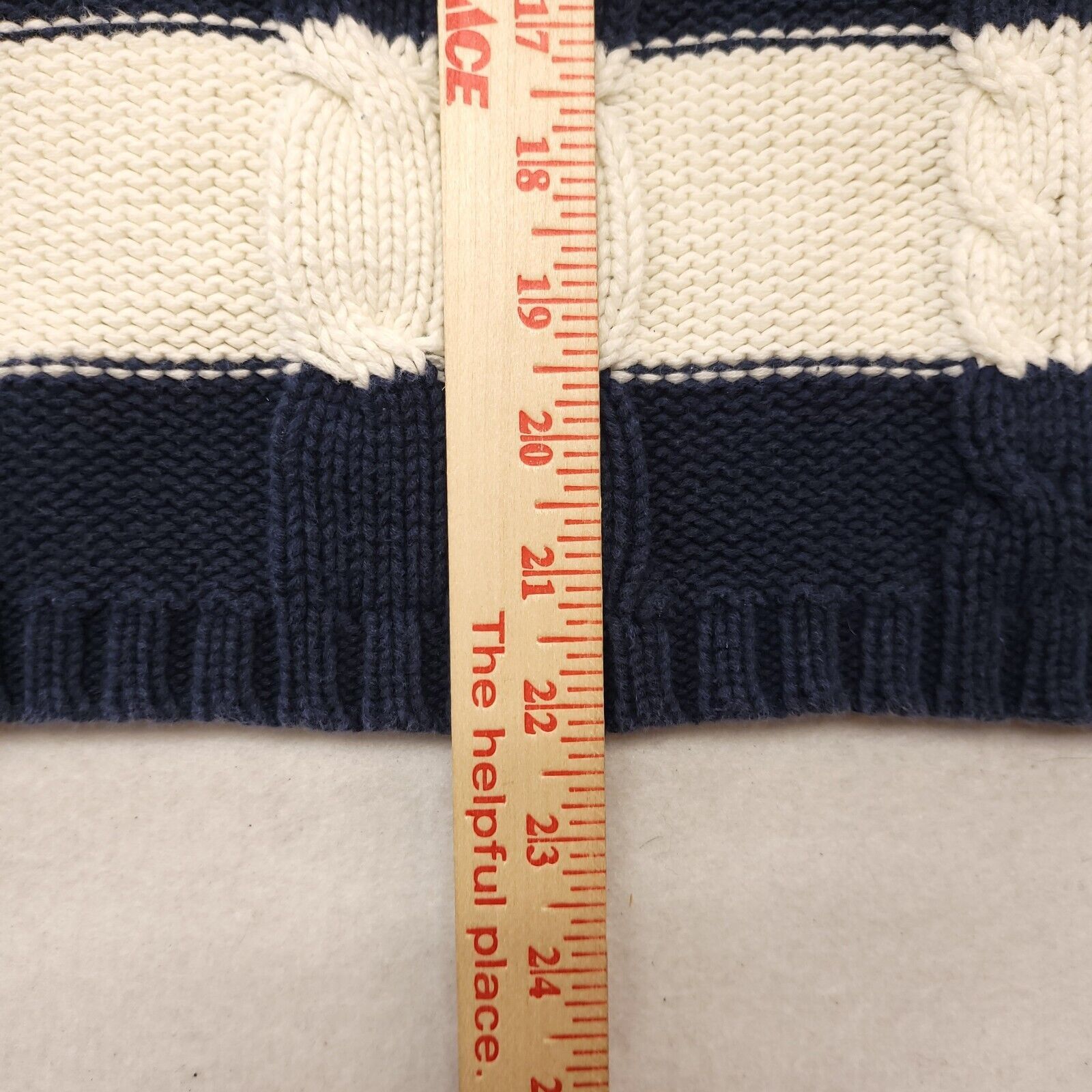 Old Navy Old Navy Casual Cotton Sweater Womens Size Large Blue White Size L / US 10 / IT 46 - 8 Thumbnail