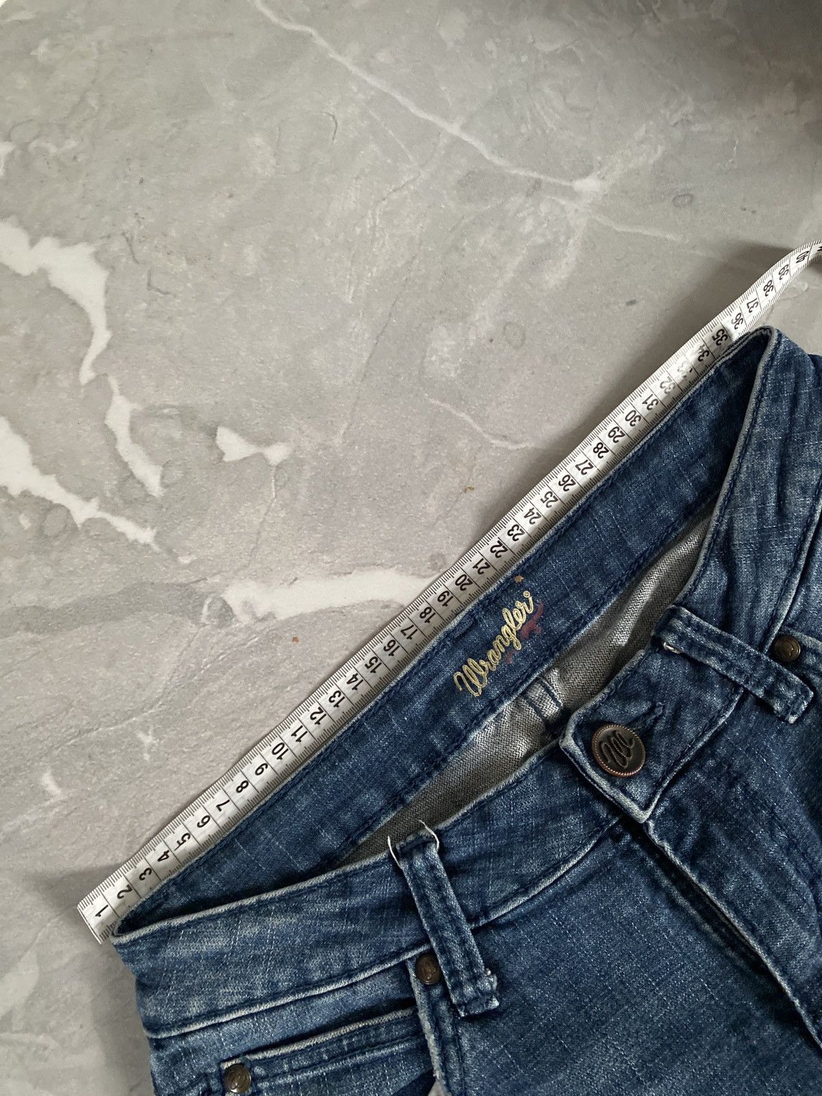 Wrangler Japnese Archive Flared Rare Jean / Washed / Y2K Drip Size US 30 / EU 46 - 9 Thumbnail